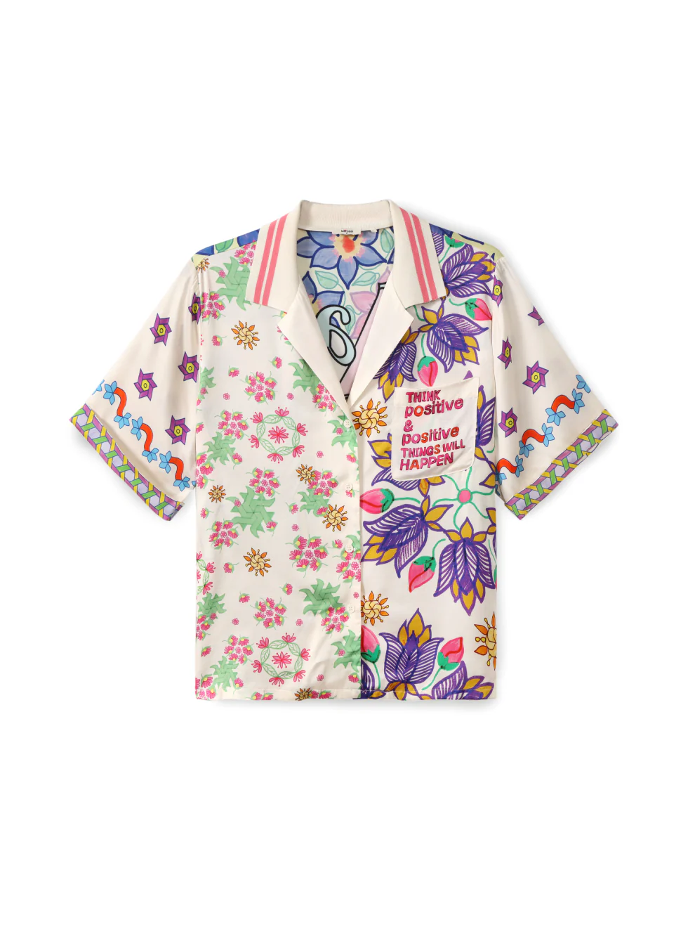 Aya Knit Collar Shirt - Image 2
