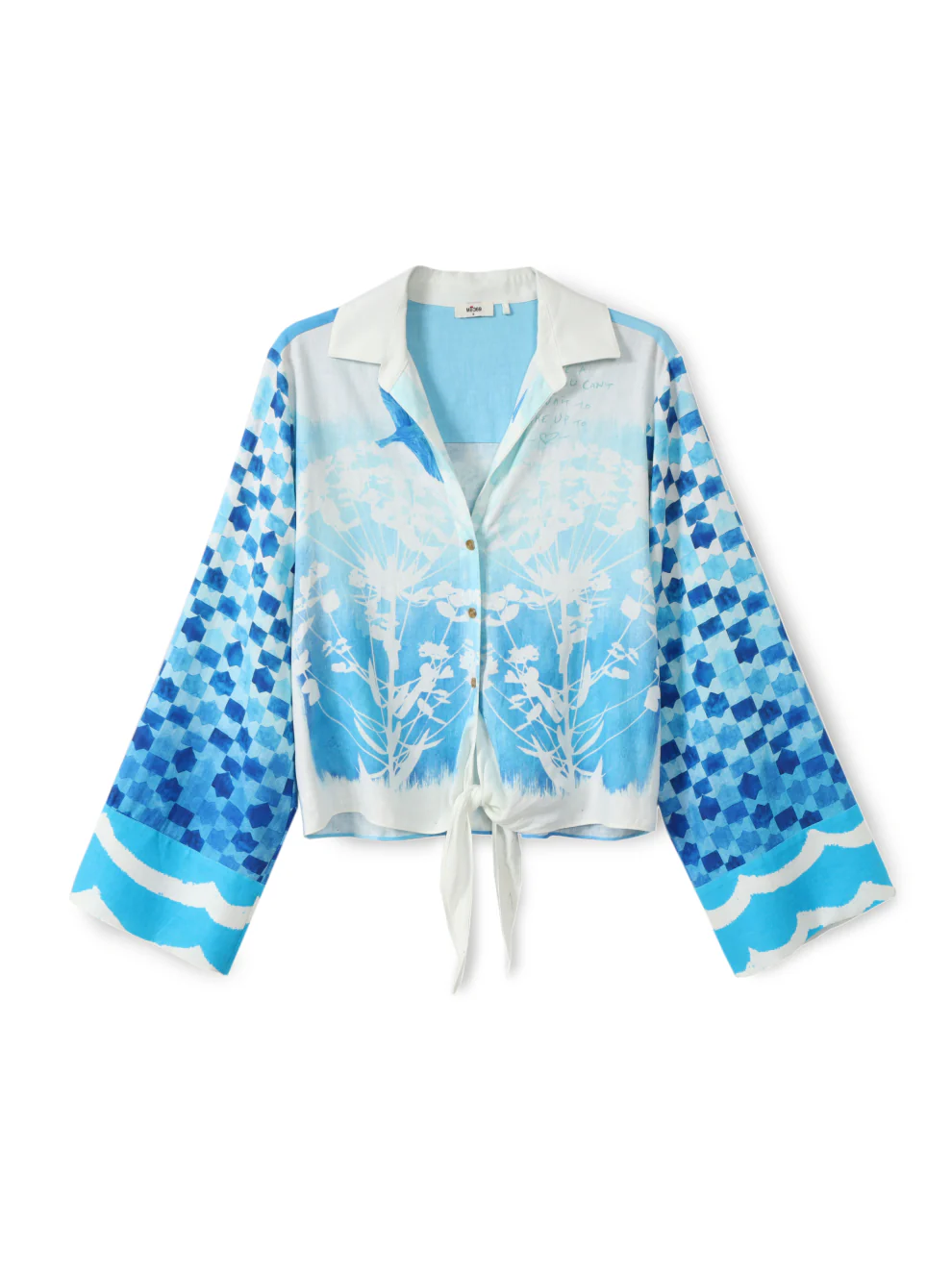 Ayla Tie Front Shirt - Image 2