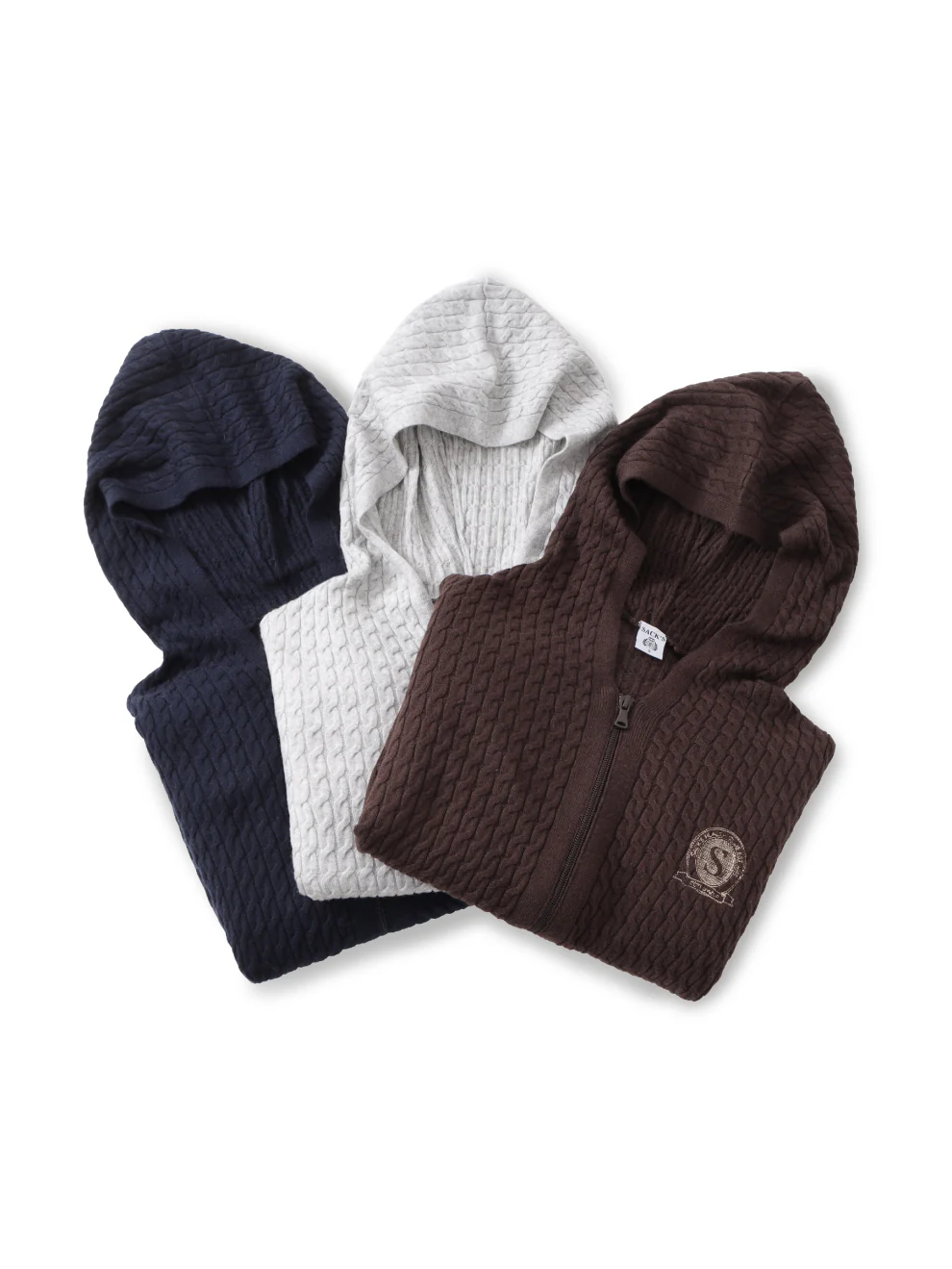 Braided knit hoodie - Image 4