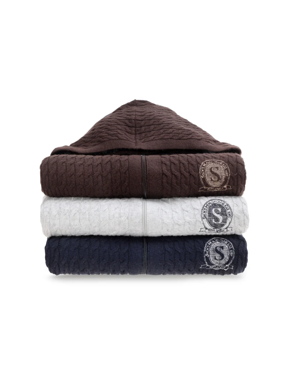 Braided knit hoodie - Image 5