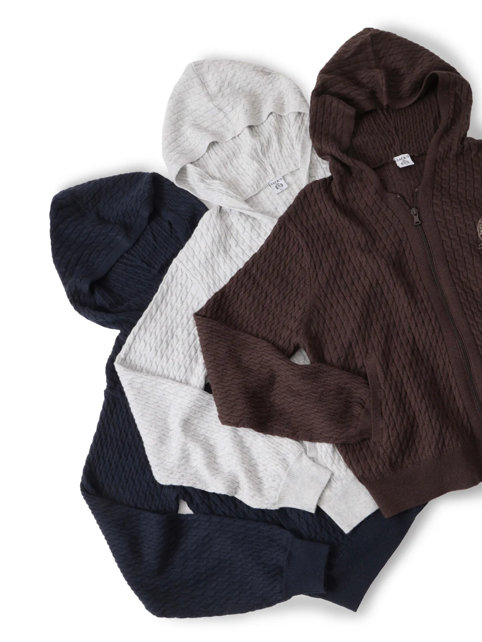 Braided knit hoodie - Image 7
