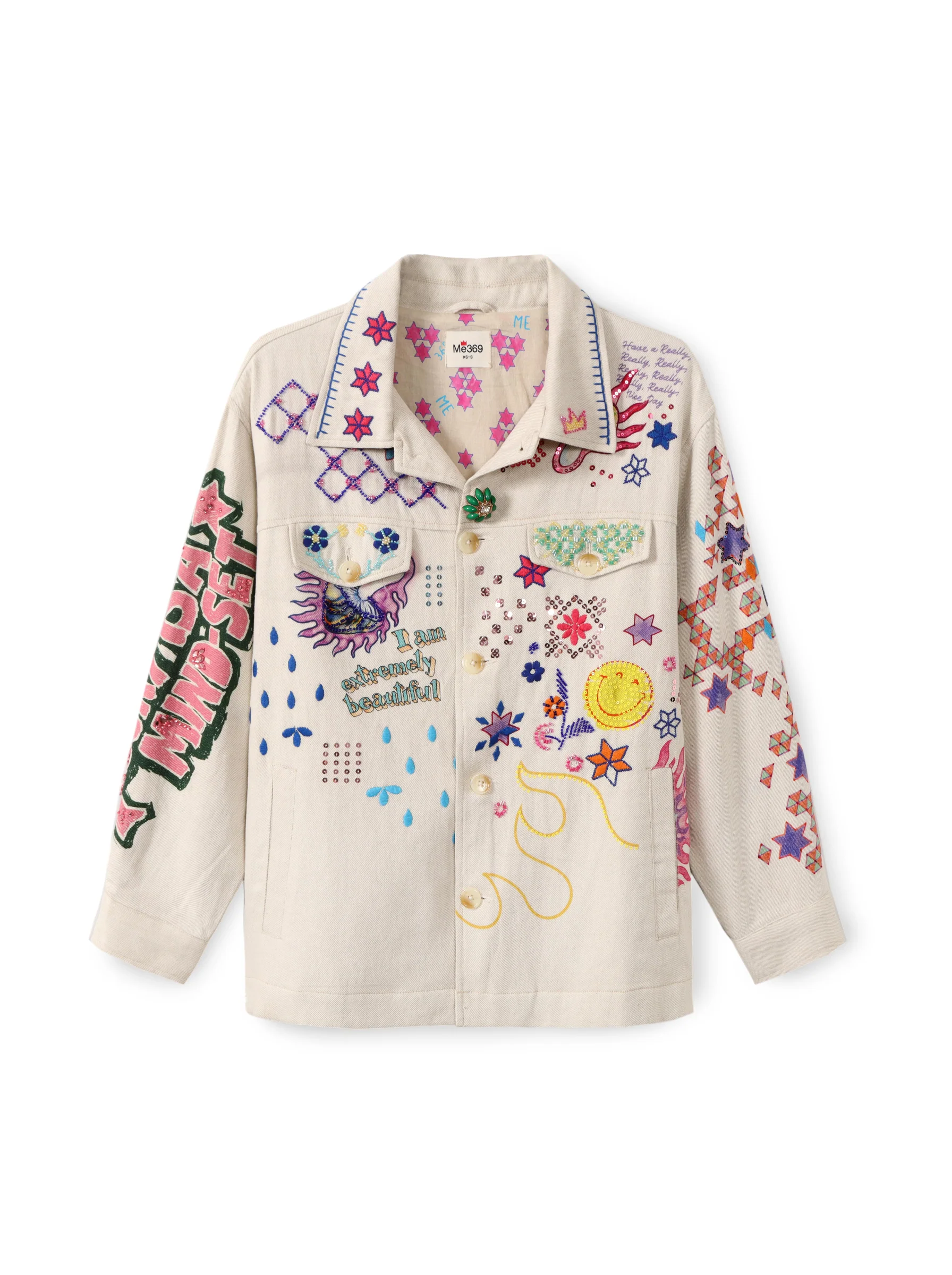 Briann Embroidered Denim Jacket