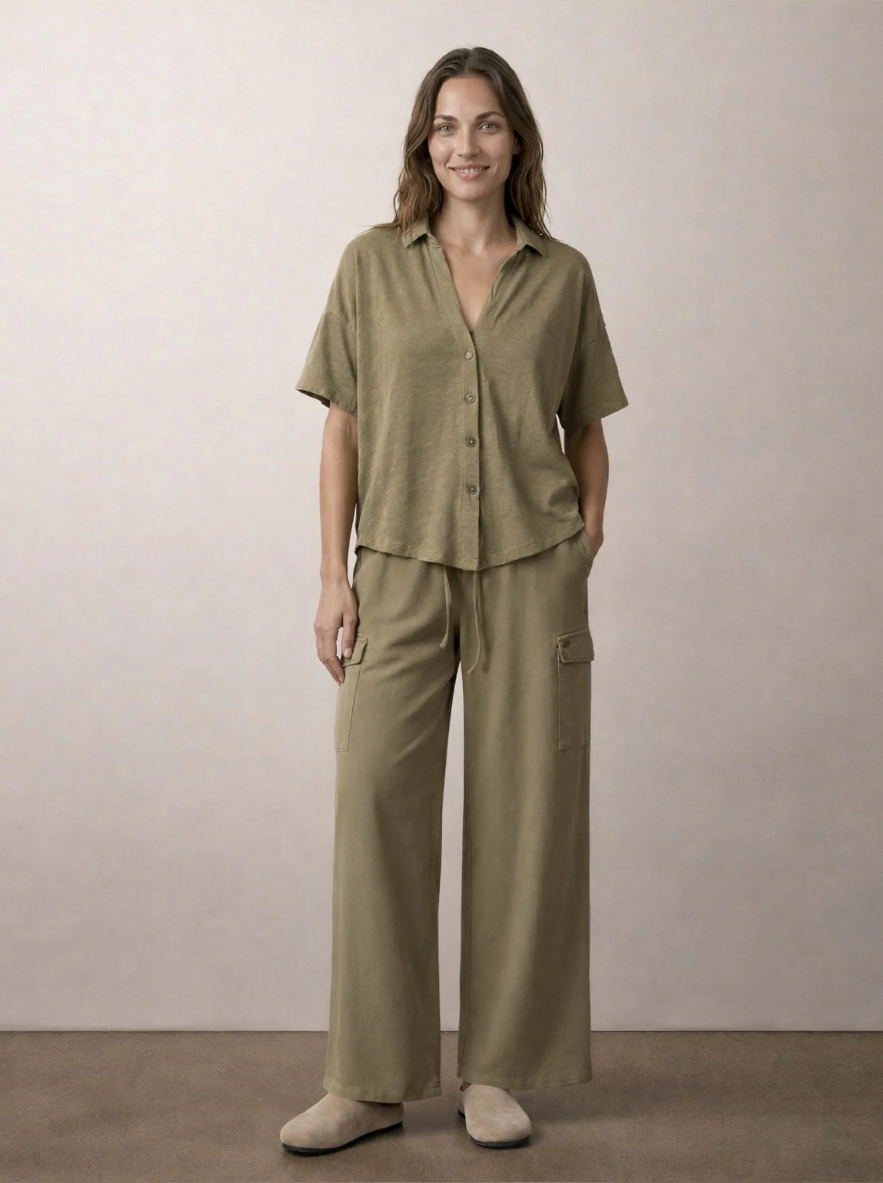 Button-down T-shirt - Image 3