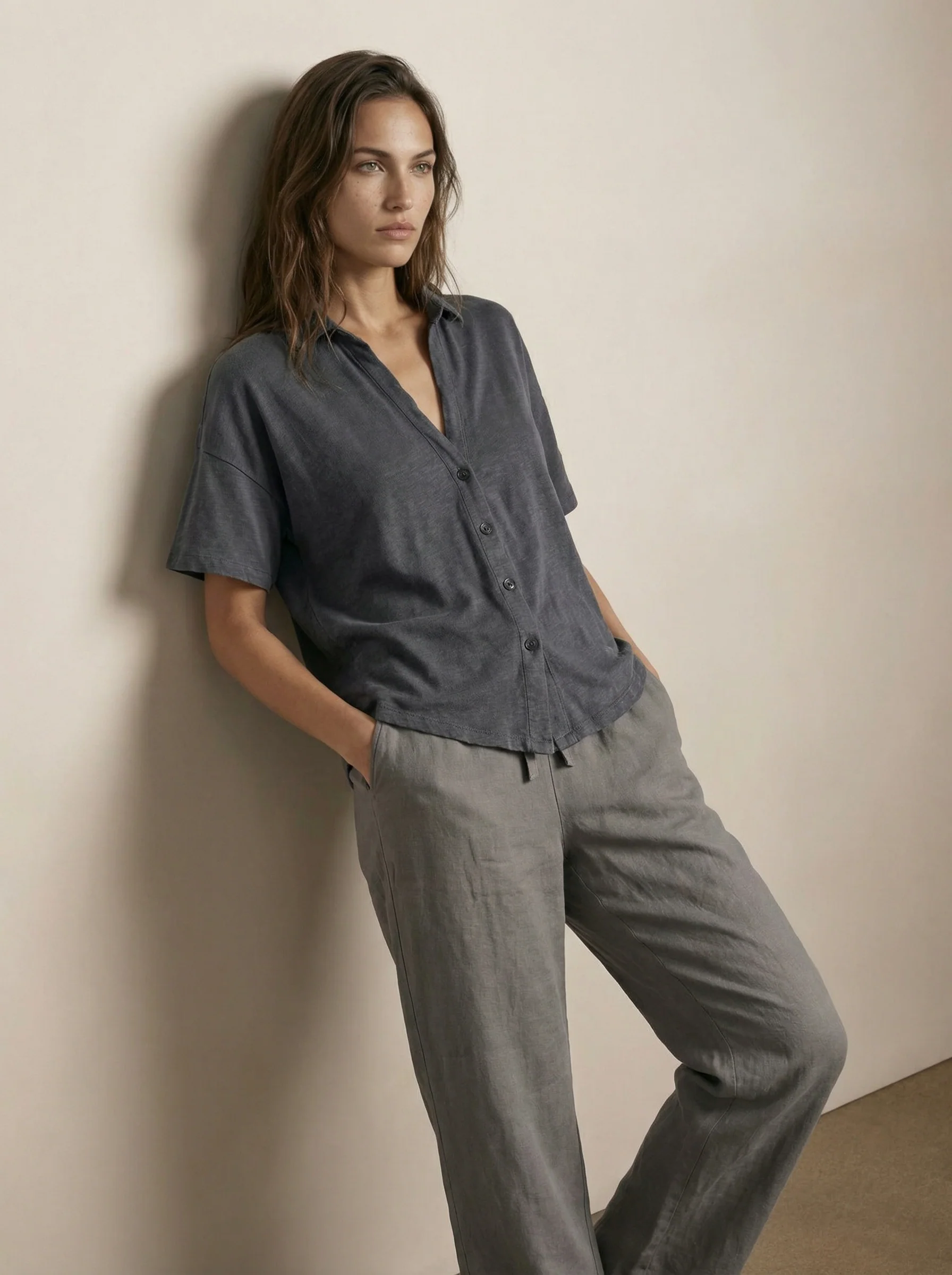 Button-down T-shirt - Image 2