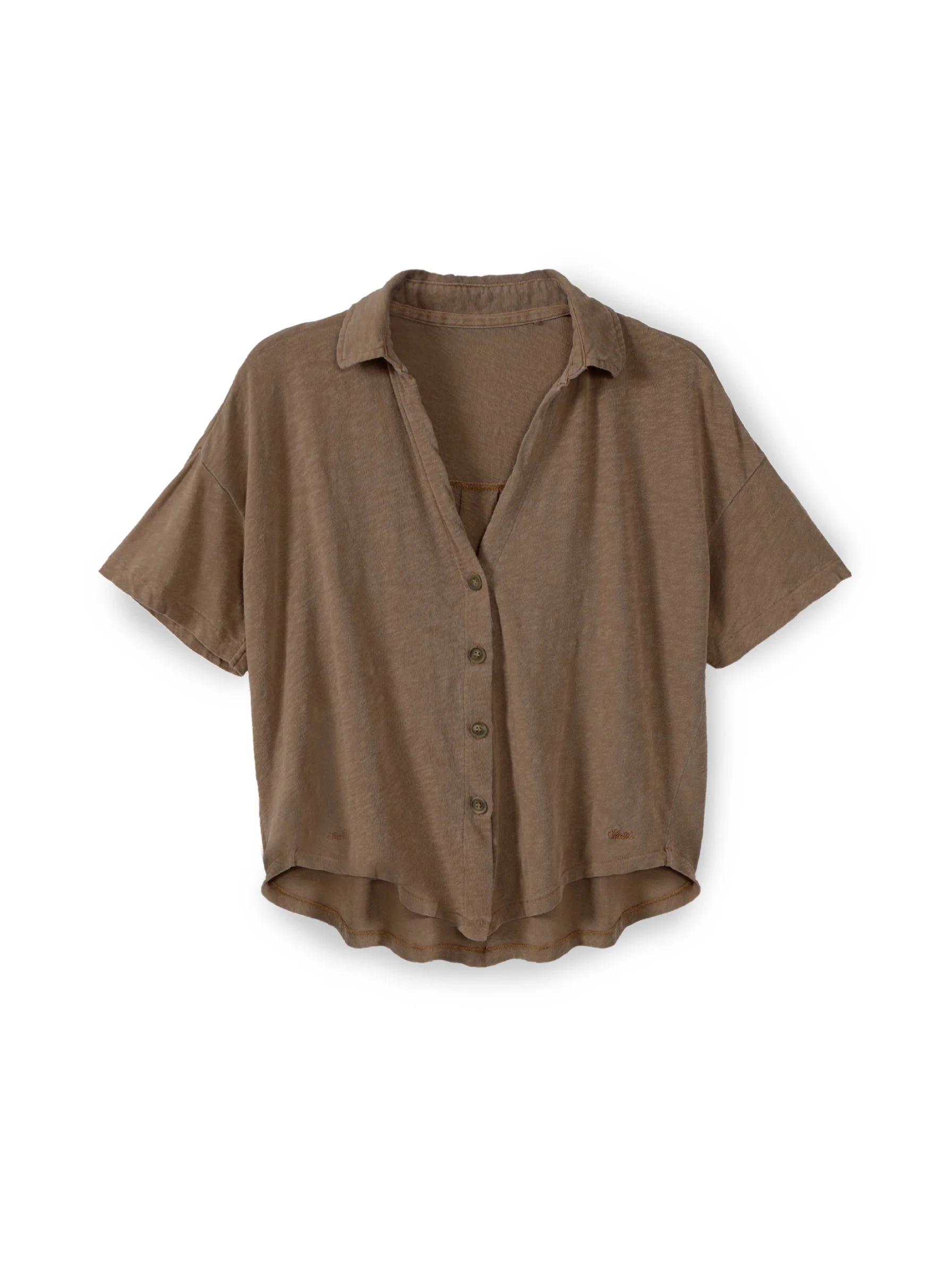 Button-down T-shirt