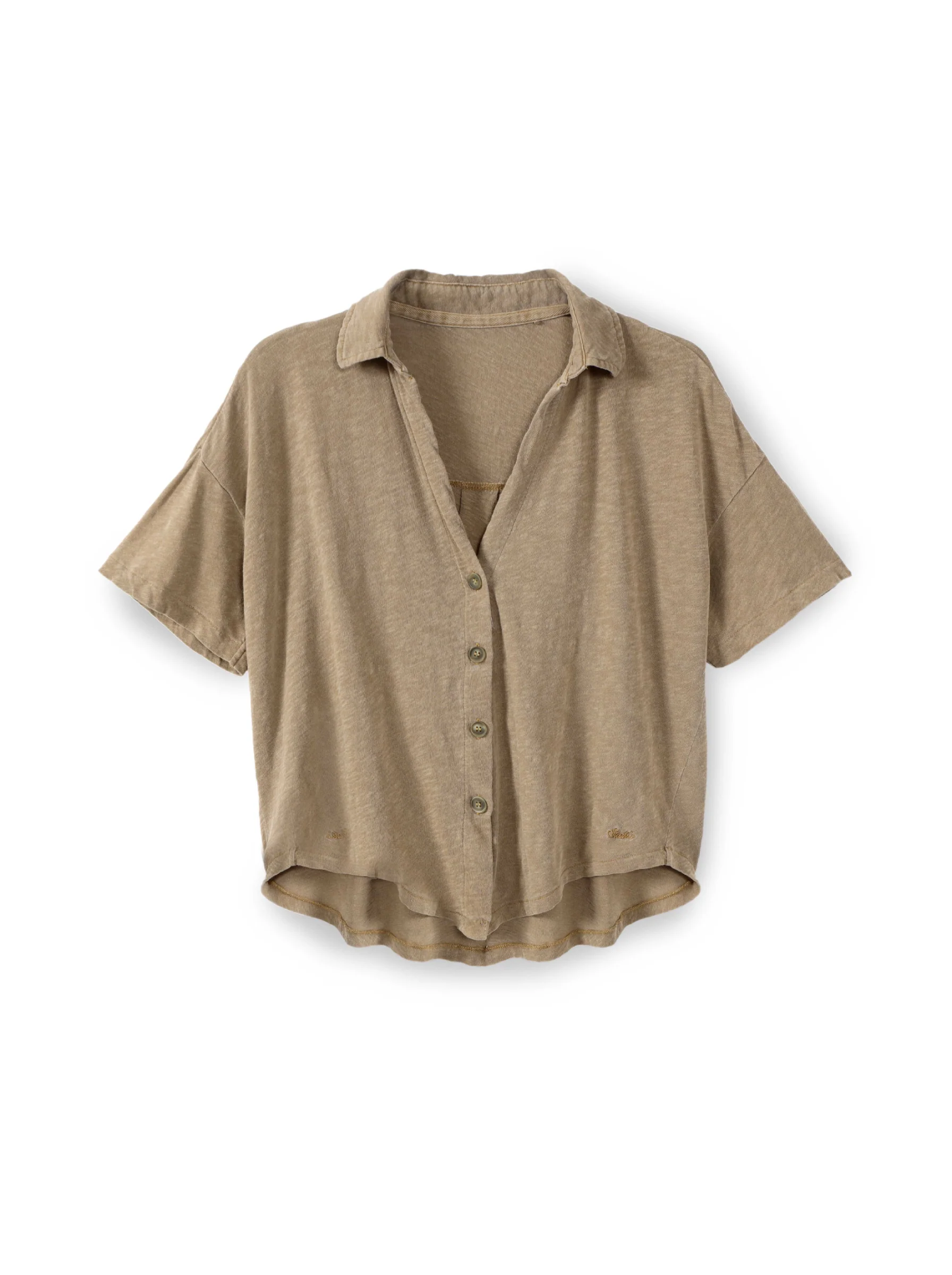 Button-down T-shirt