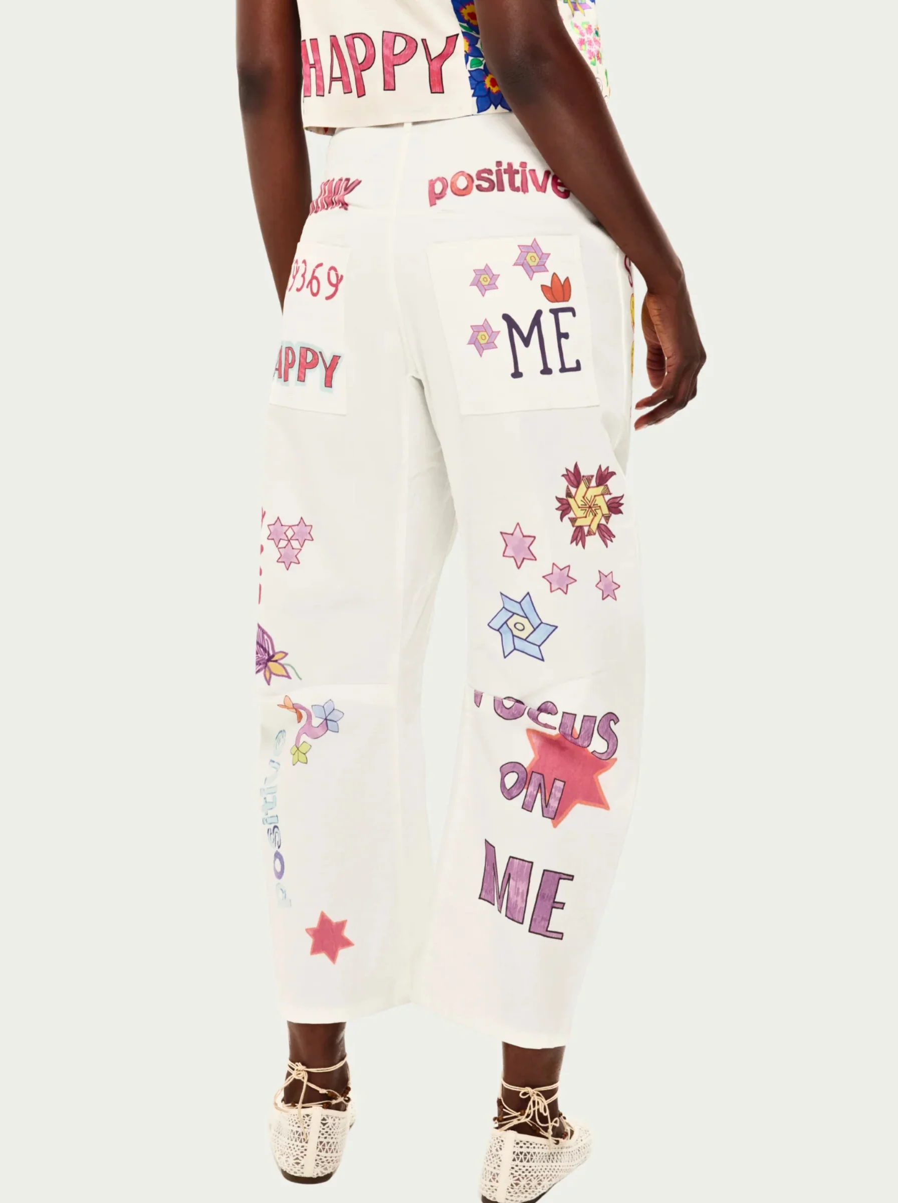 Cala Cotton Barrel Pants - Image 3