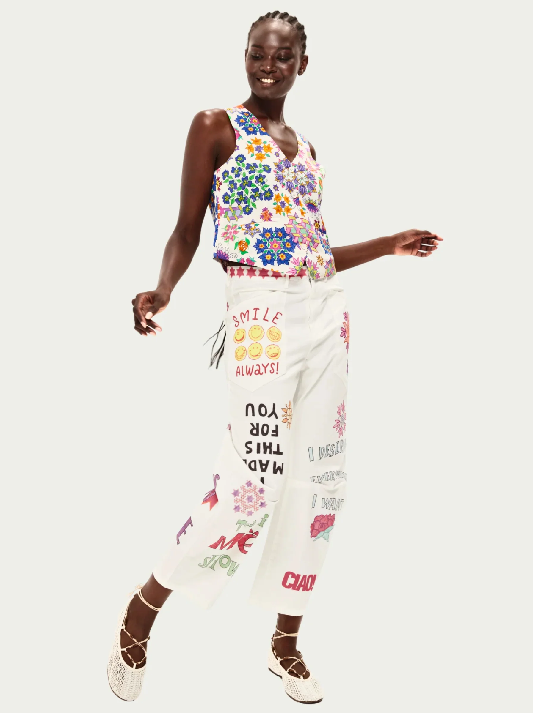 Cala Cotton Barrel Pants - Image 4