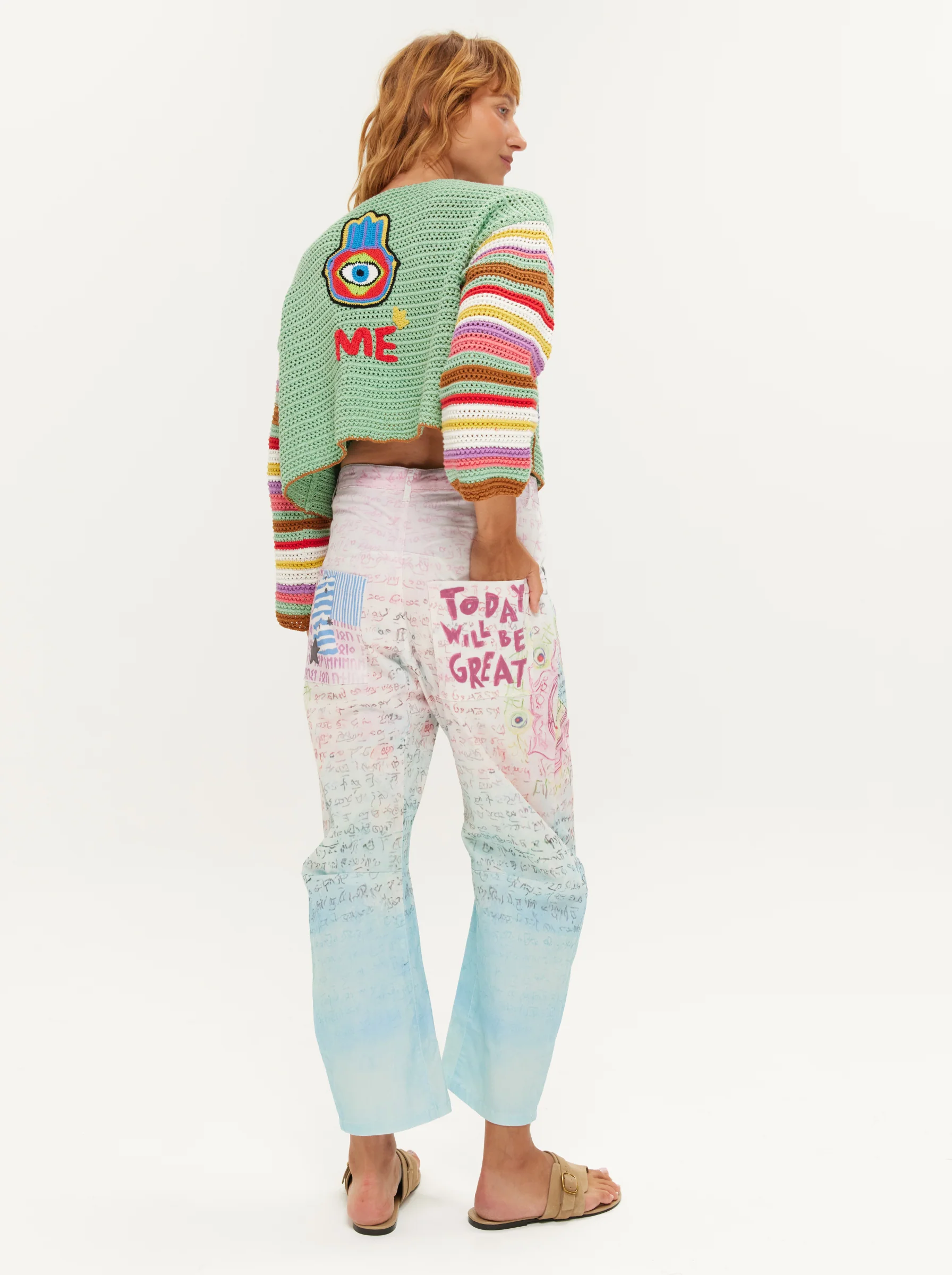 Cala Cotton Barrel Pants - Image 4