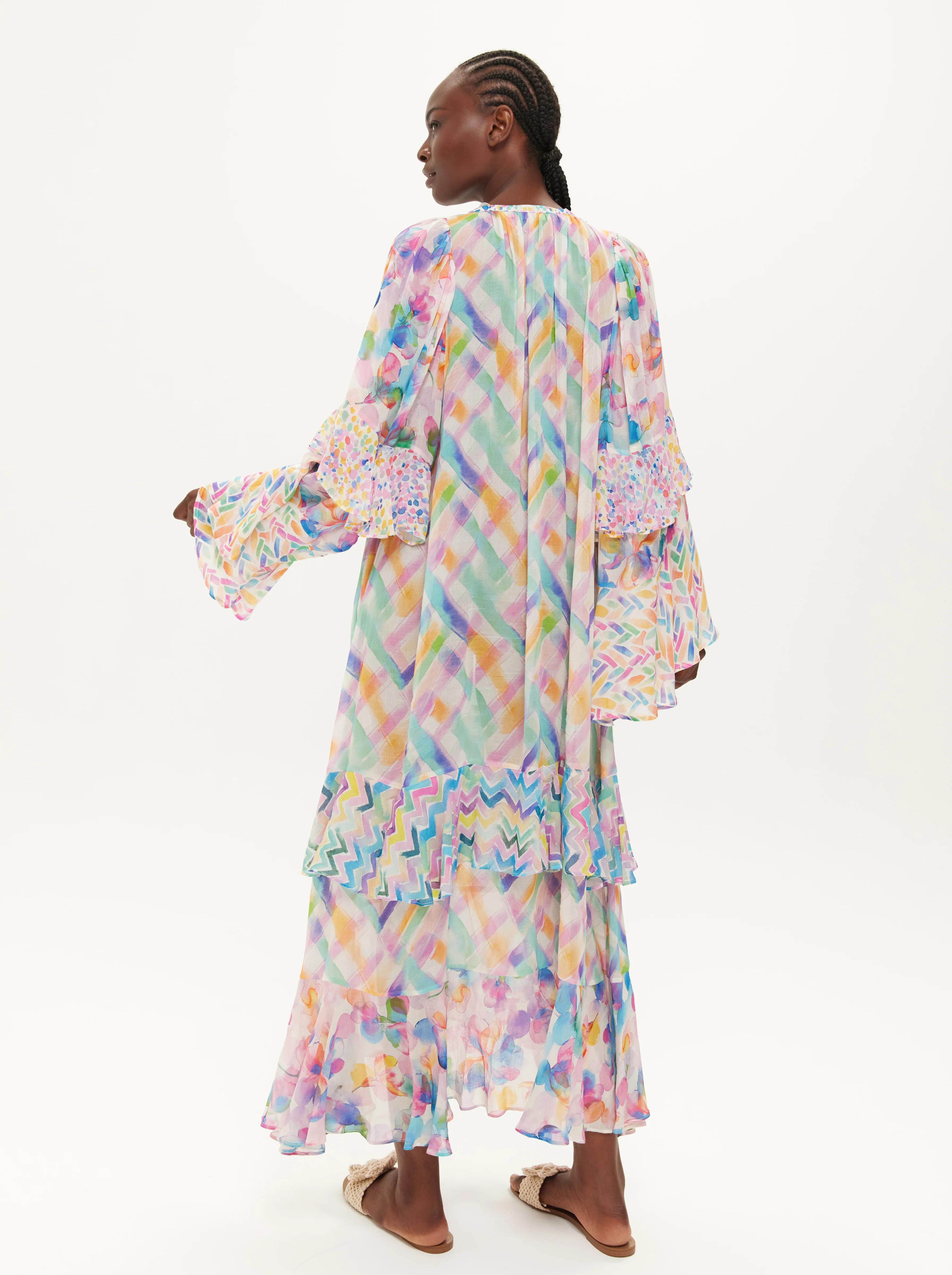 Calla Tiered Ruffled Dress - Image 3