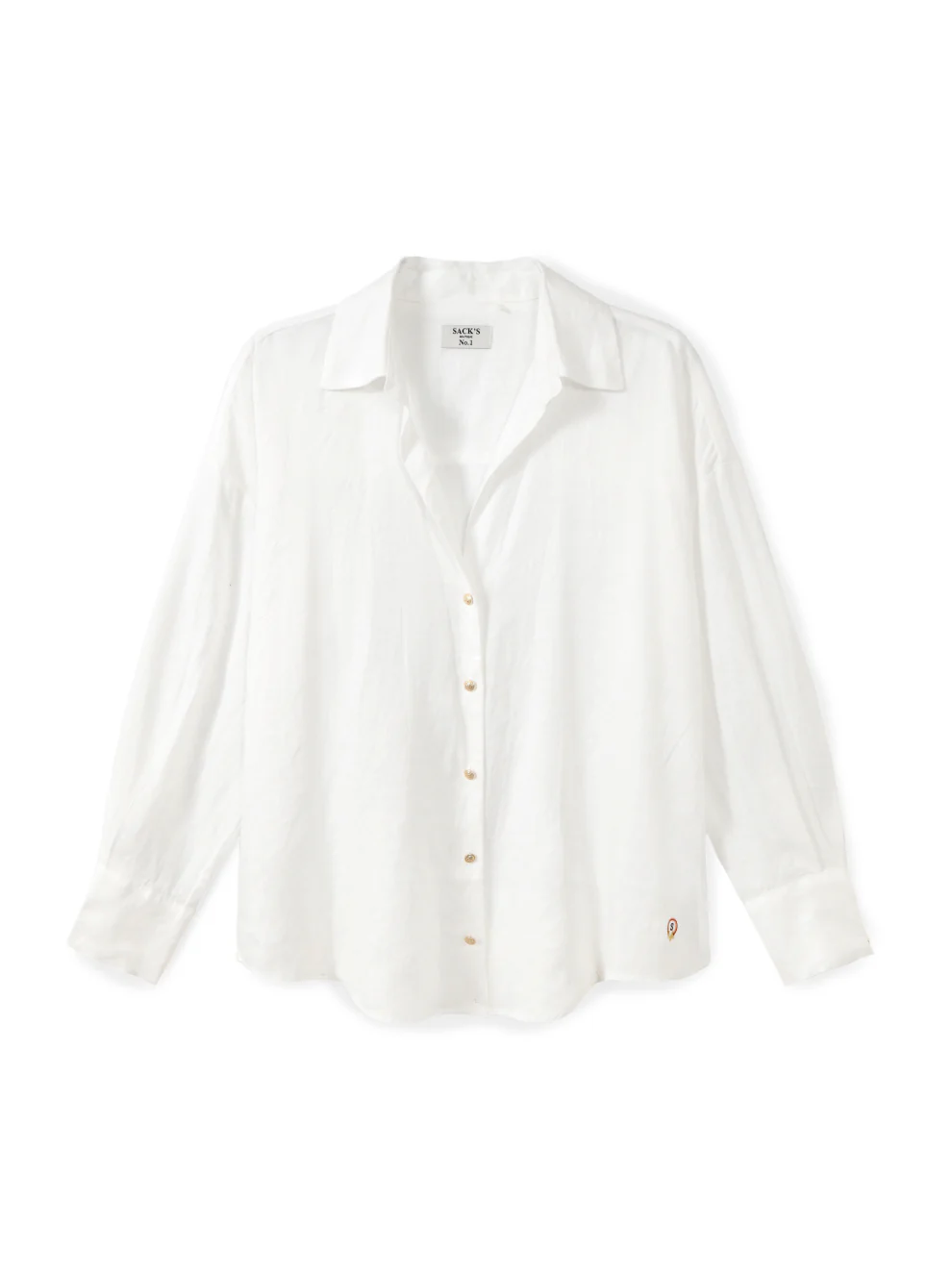 Classic button-down linen shirt - Image 5