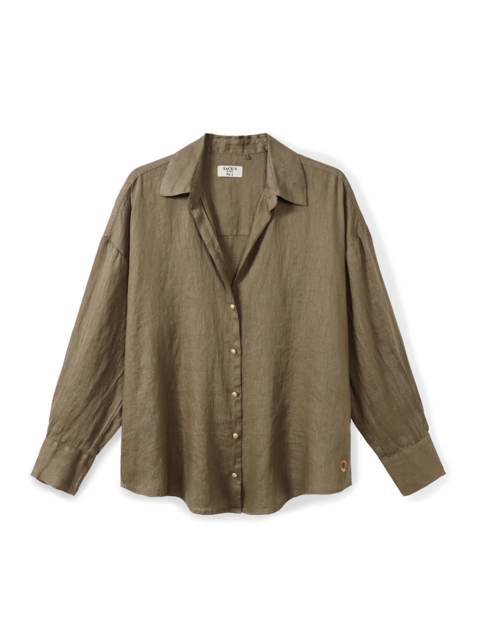 Classic button-down linen shirt - Image 4