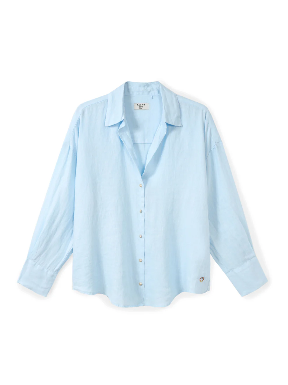 Classic button-down linen shirt - Image 5