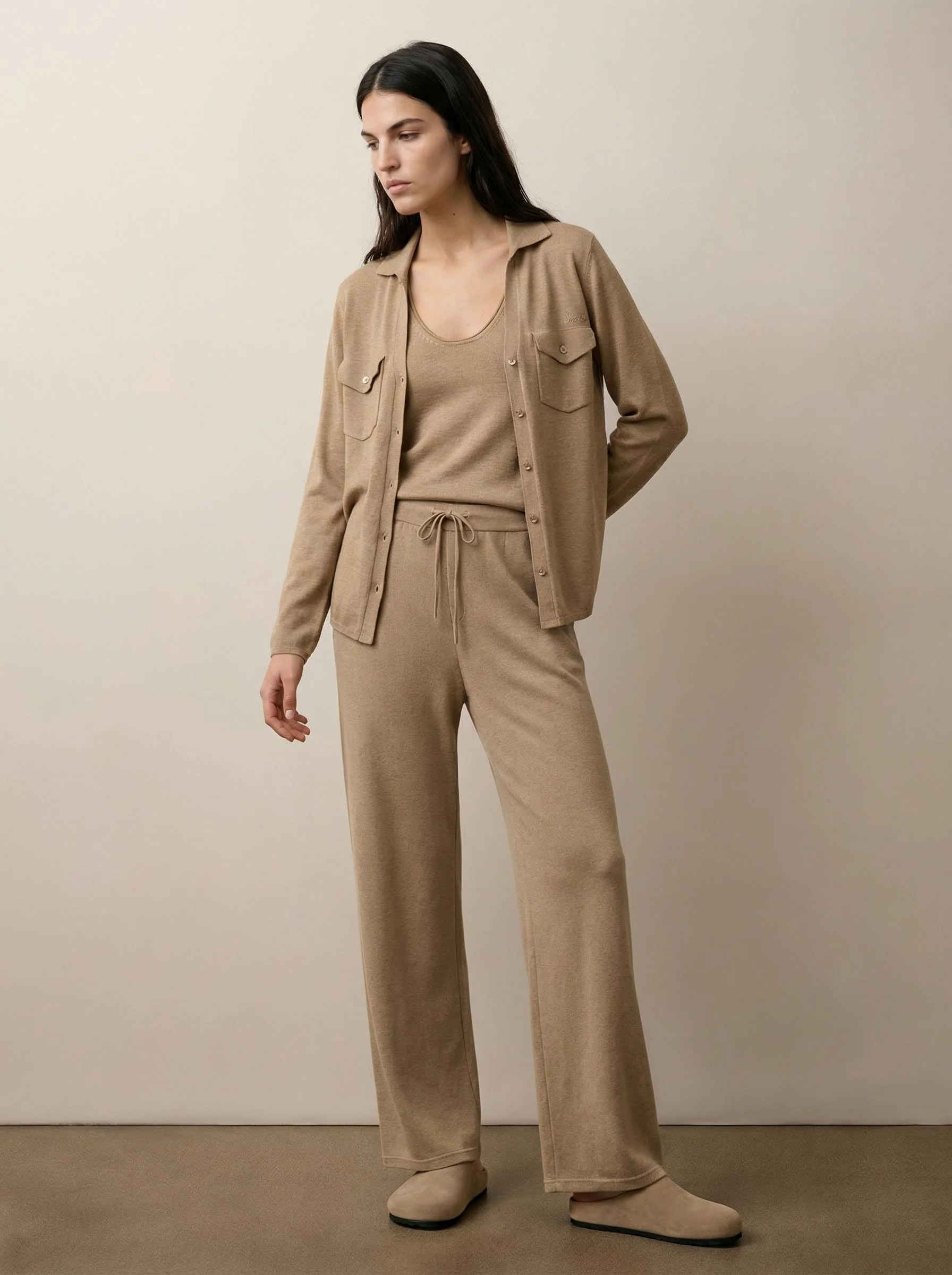 Combination button-down modal shirt - Image 3