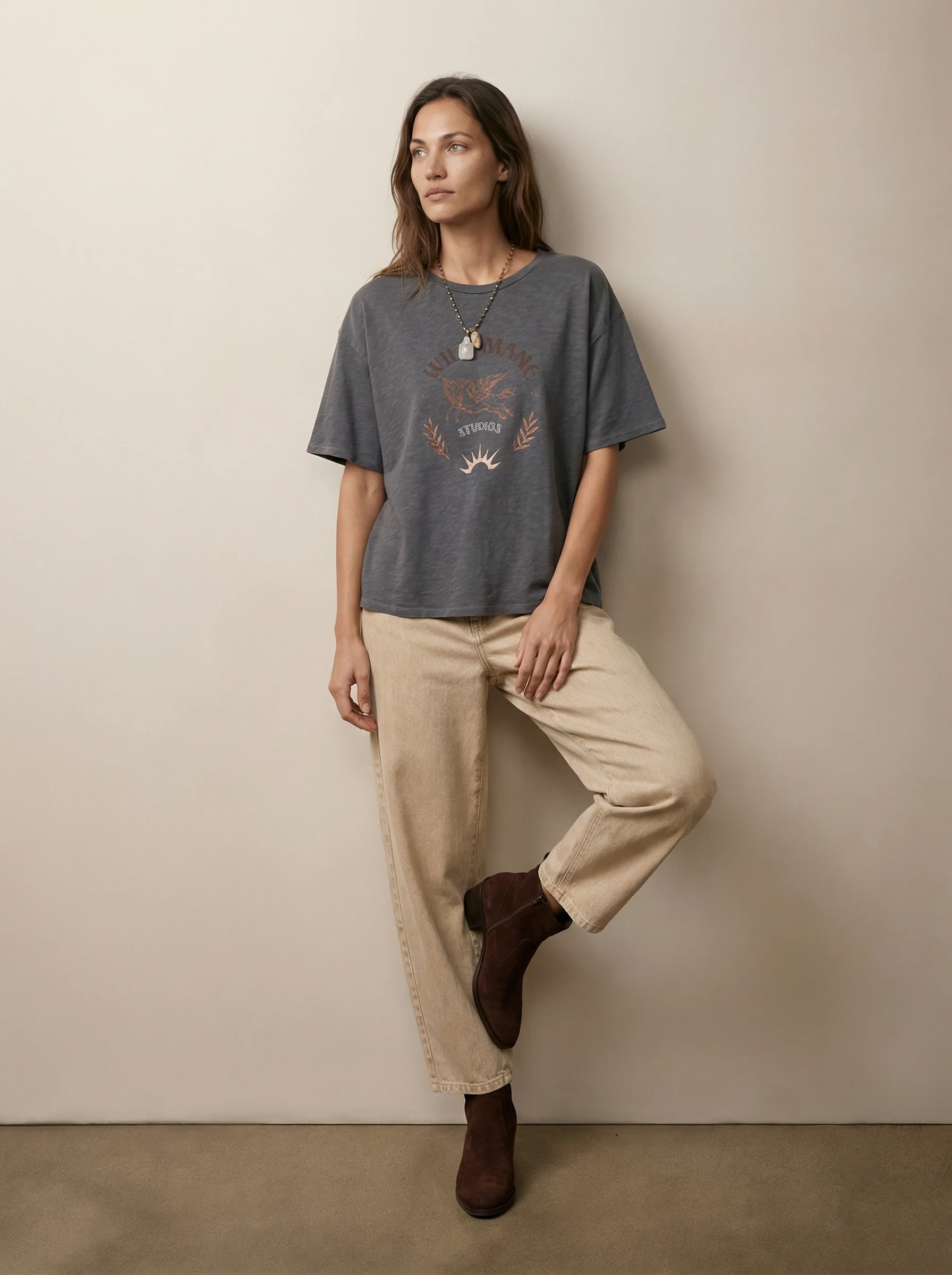 Cottton pants Barrel cut