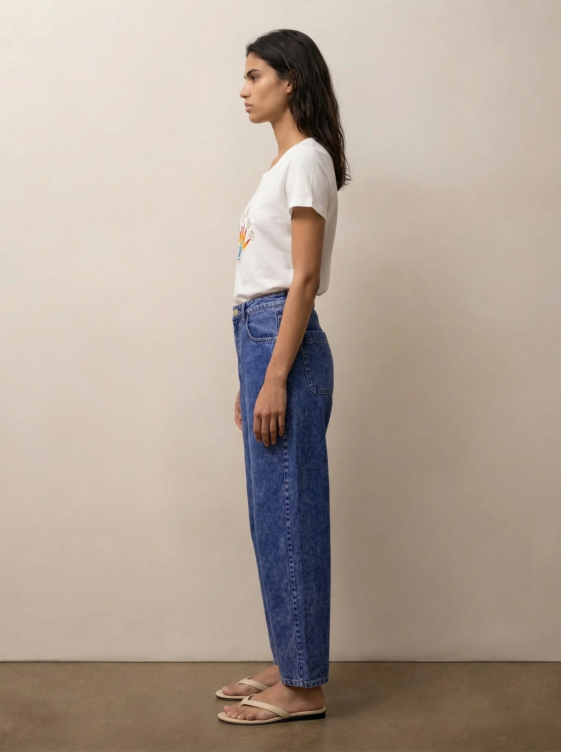 Cottton pants Barrel cut - Image 3