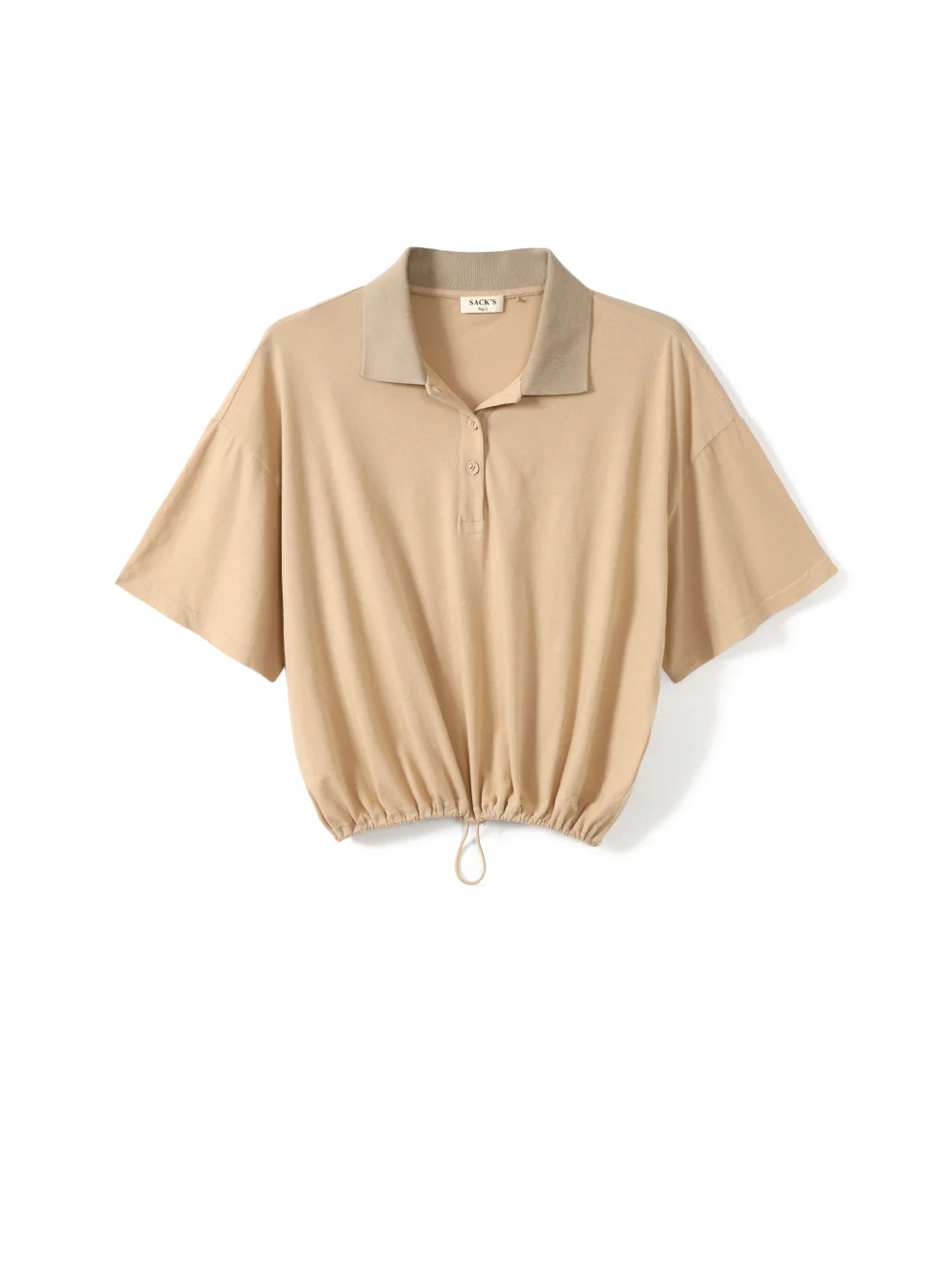 Elastic waist polo shirt - Image 4