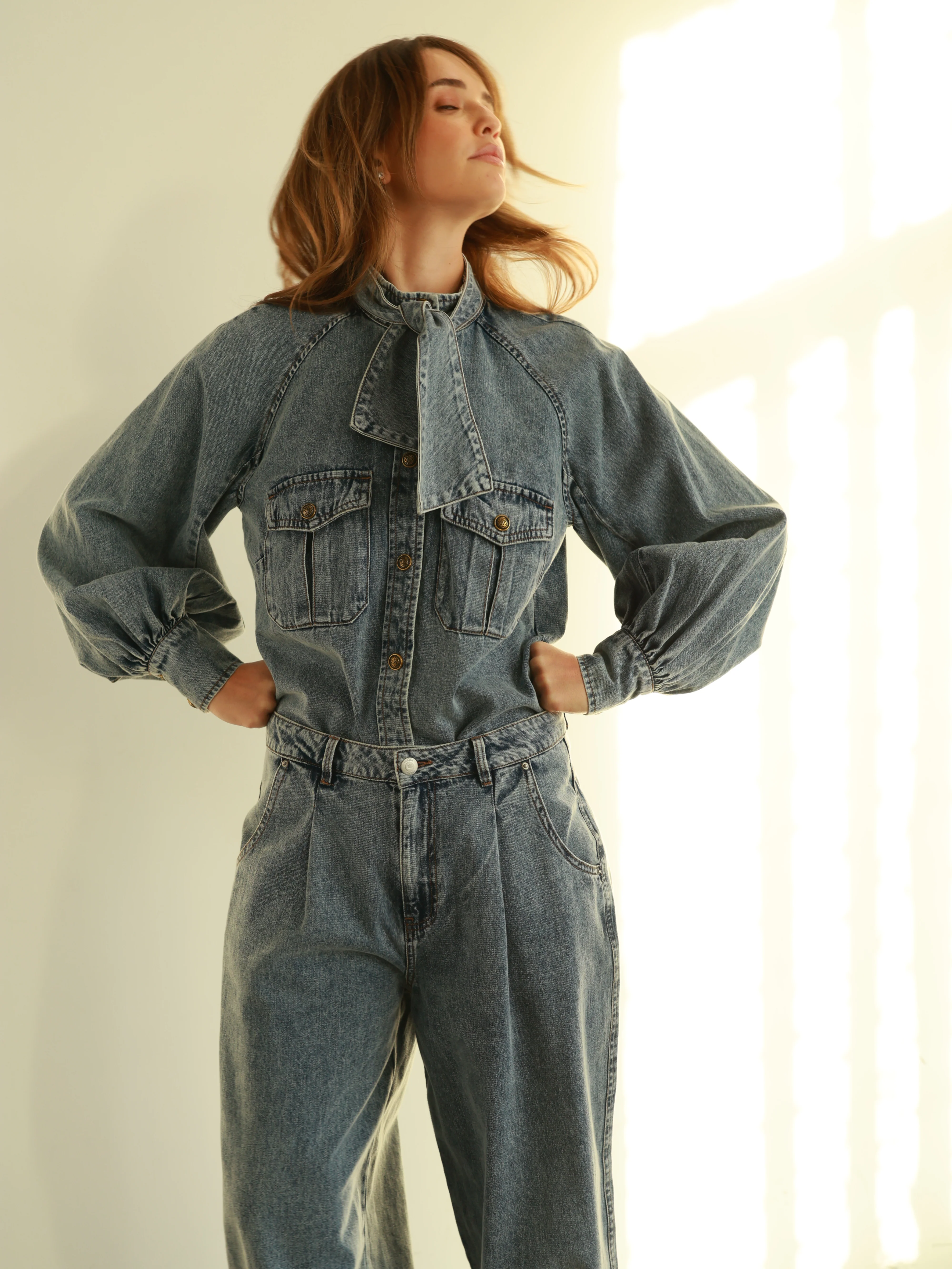 Isla Tie-Neck Shirt - Image 4