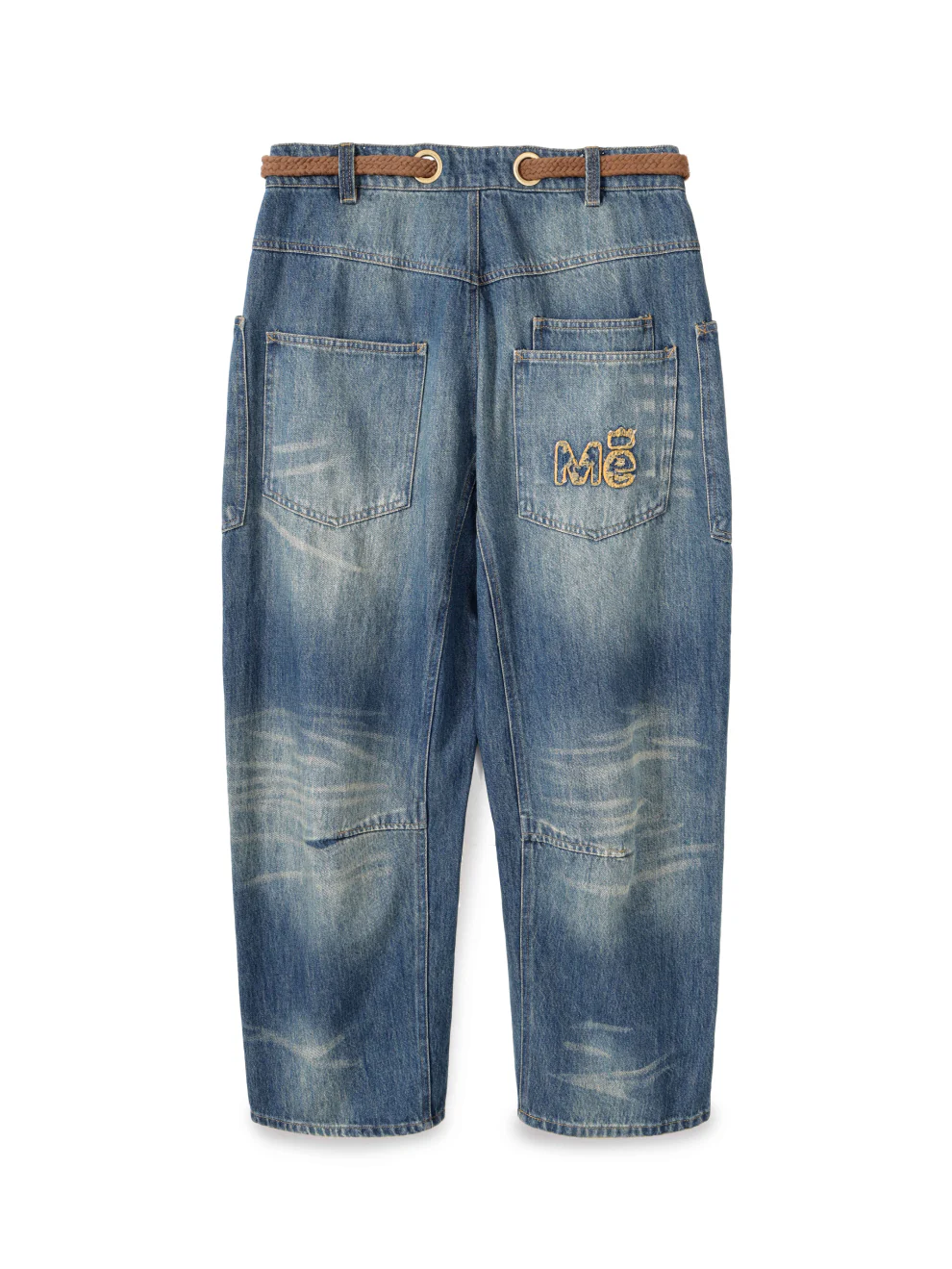 Juno Tapered Leg Jeans & Rope Belt - Image 6