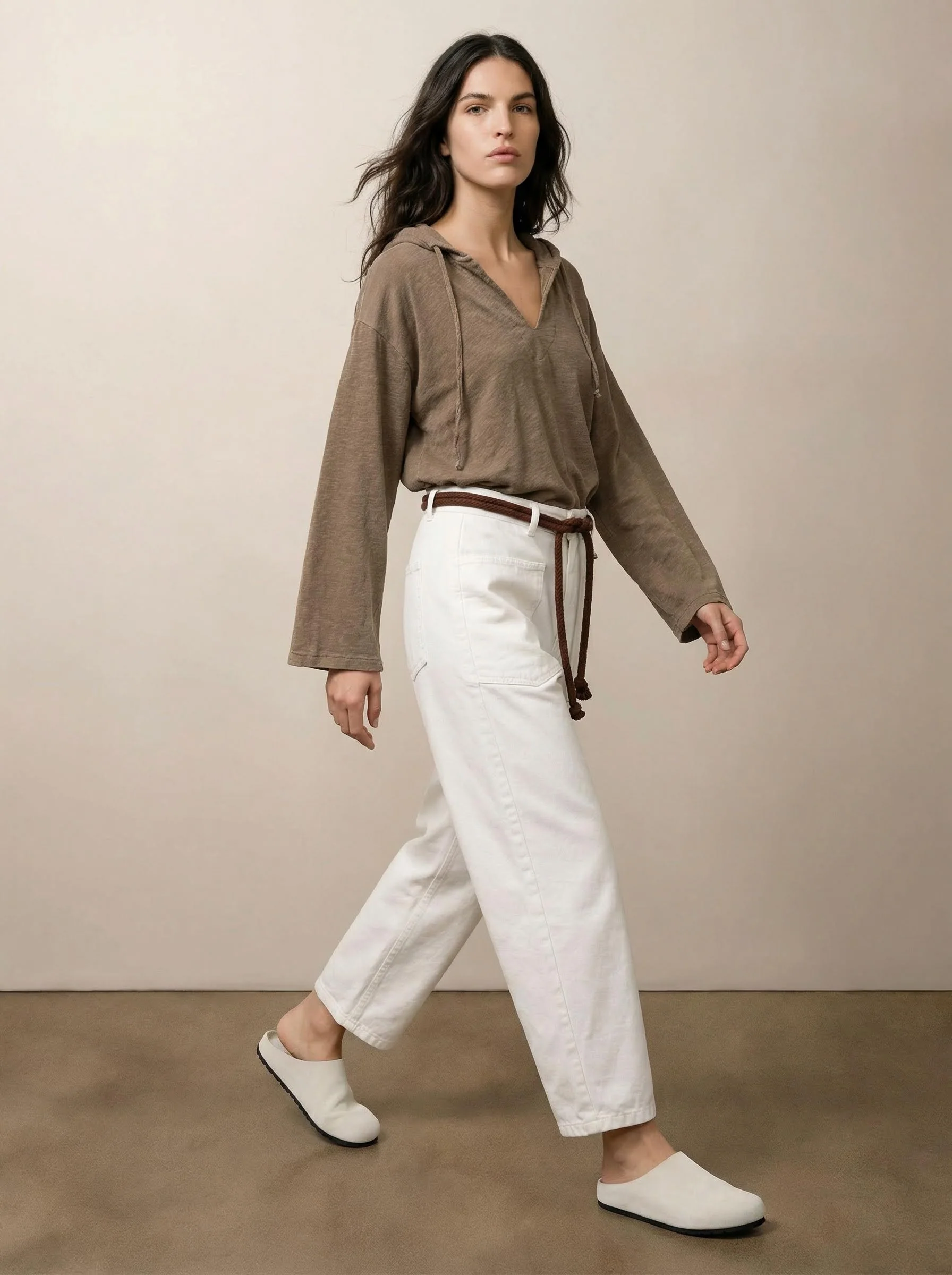 Pants with String Belt - Image 2