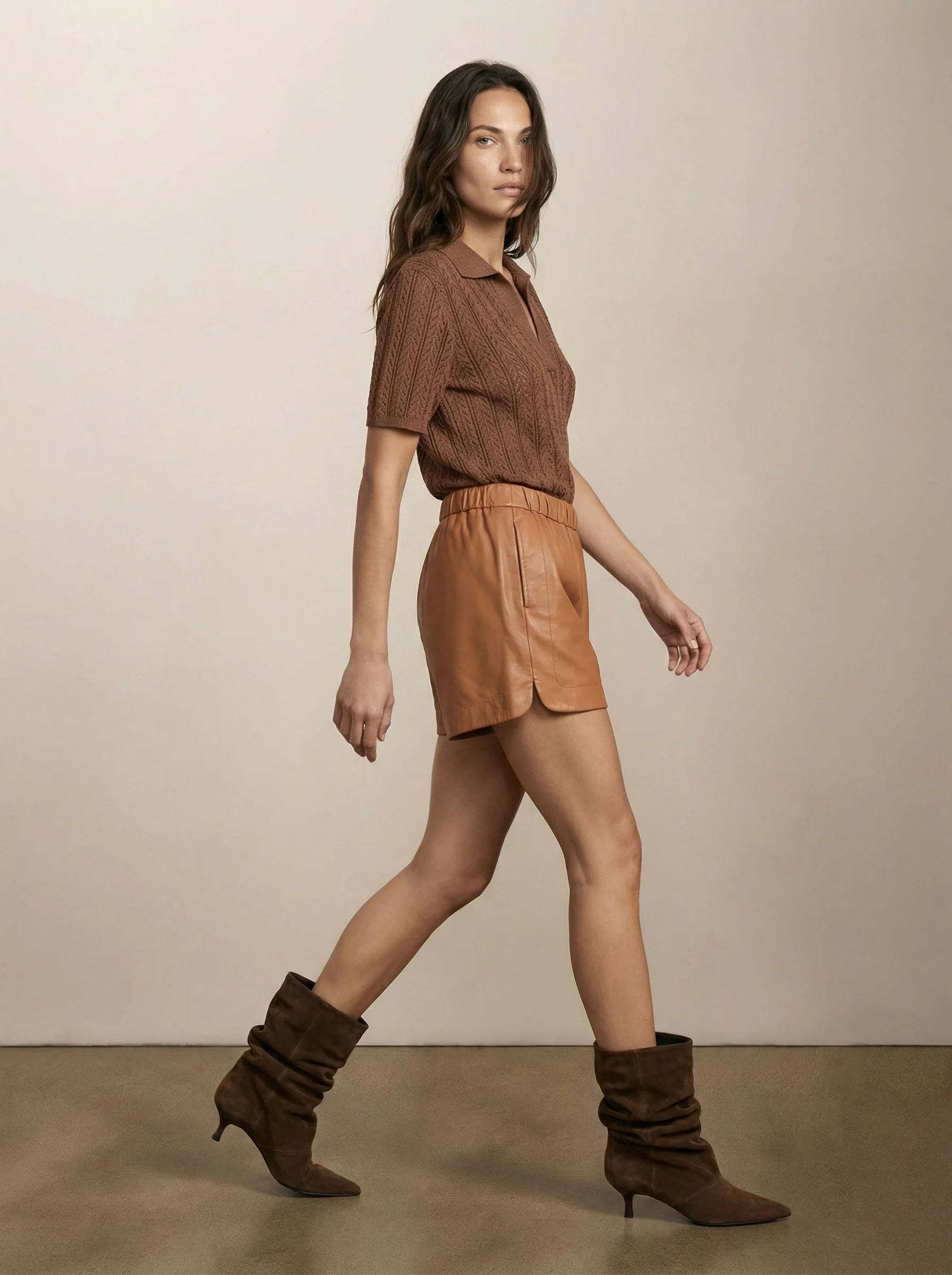Leather shorts - Image 2