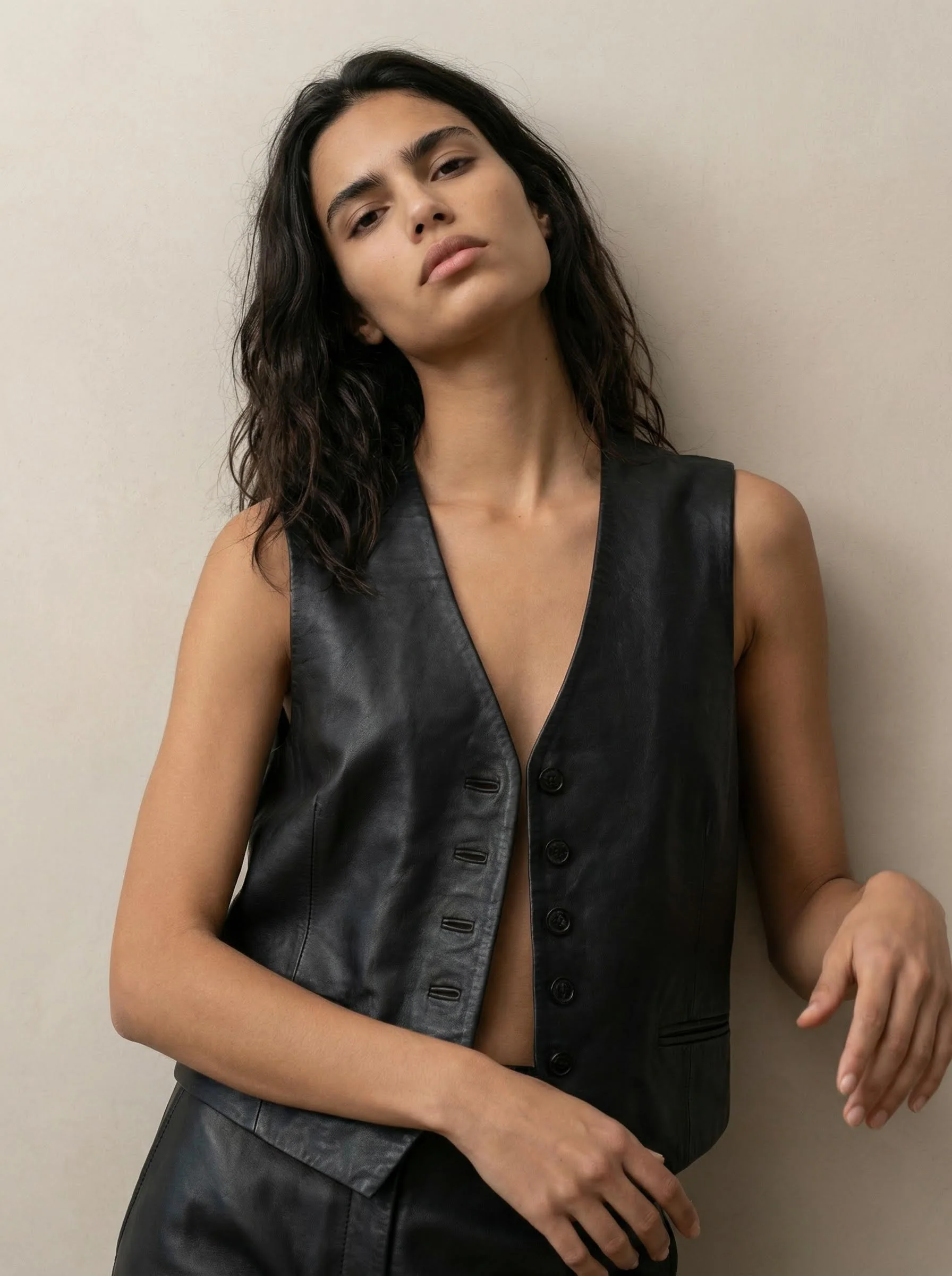 Leather vest - Image 2
