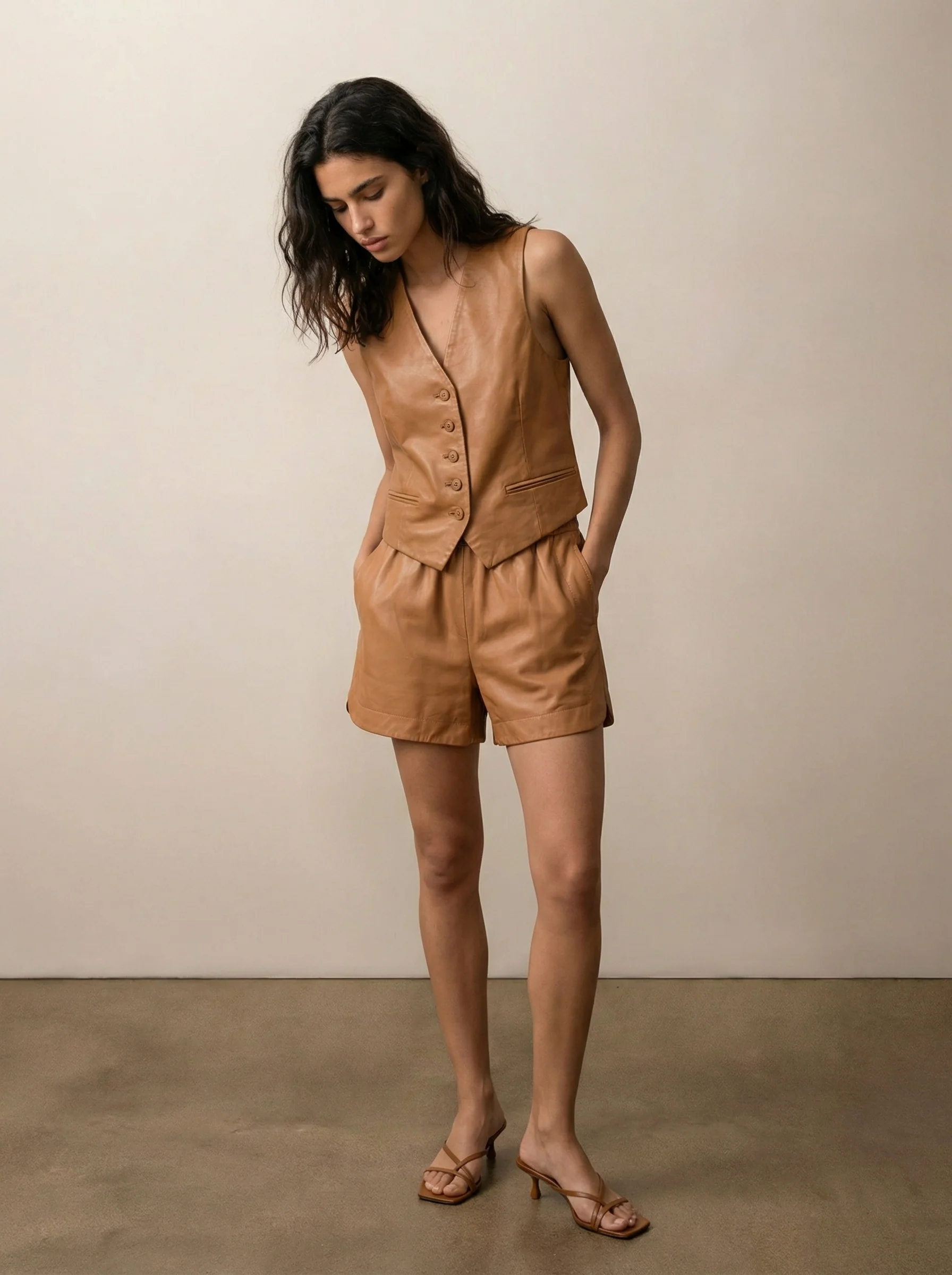 Leather vest - Image 4