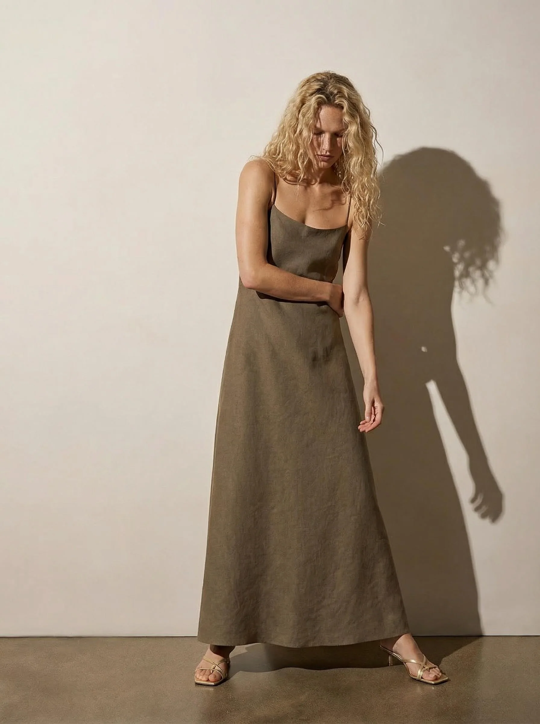 Linen camisole dress - Image 3