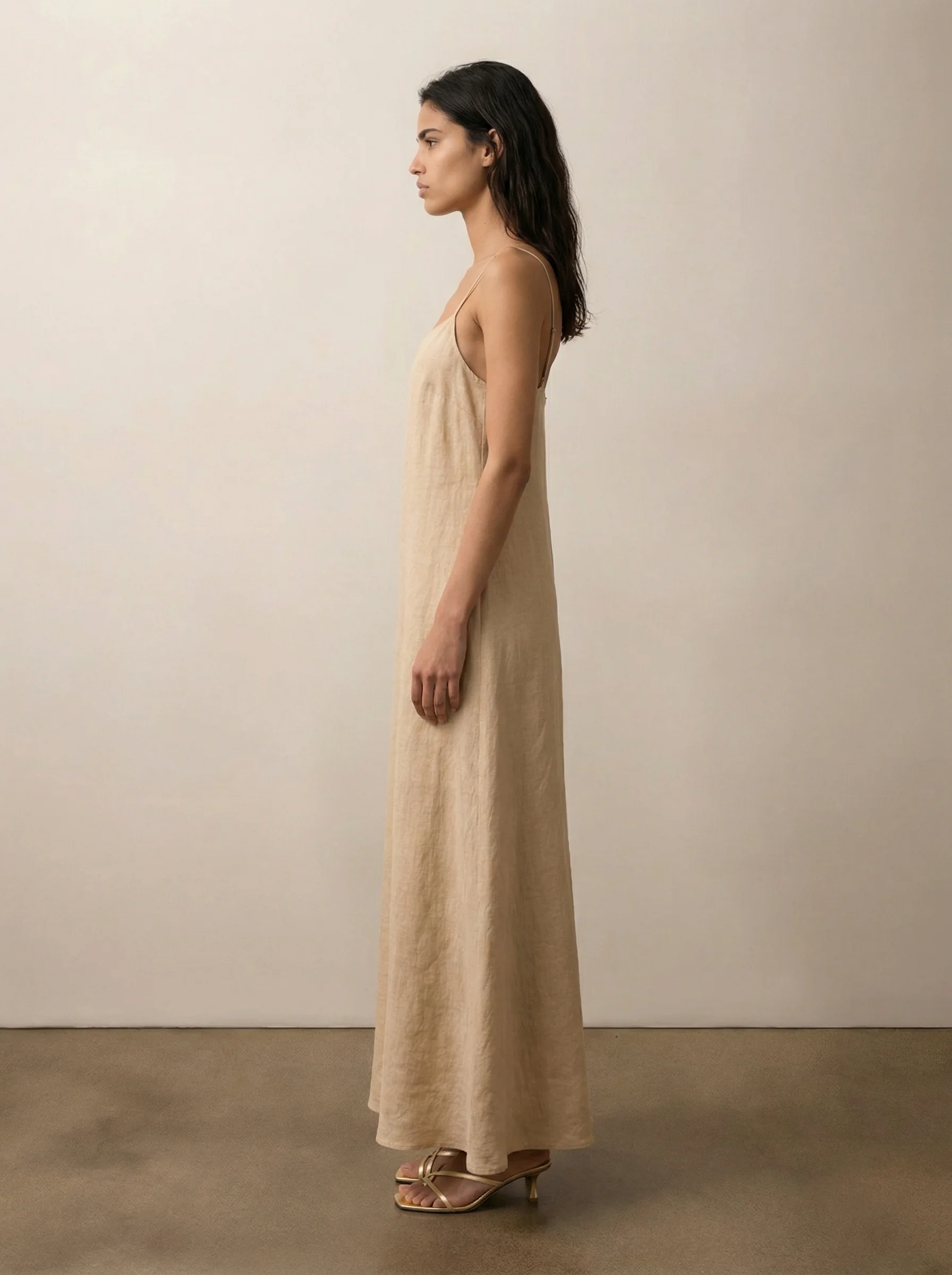 Linen camisole dress - Image 3