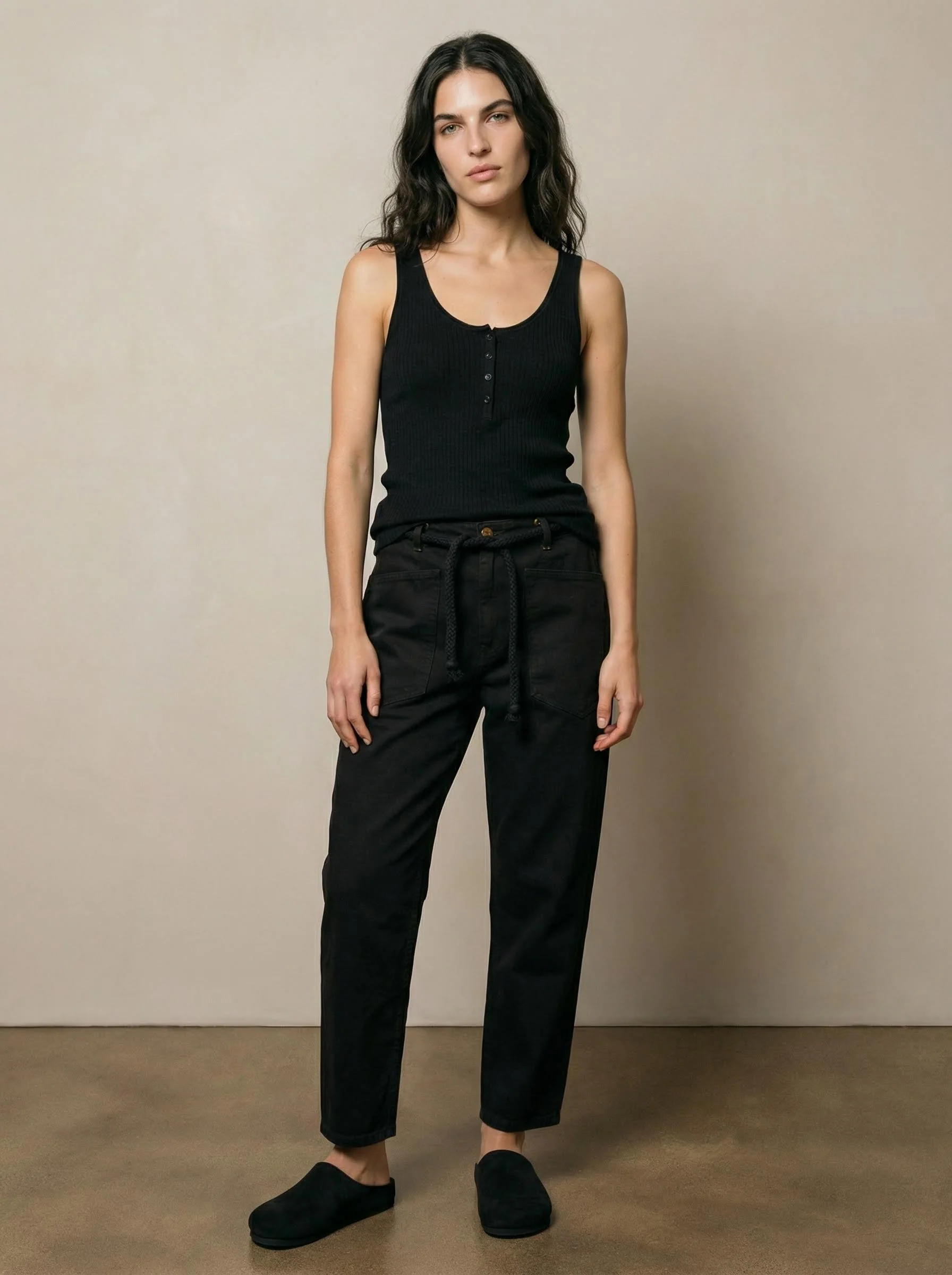 Linen knit tank top - Image 2