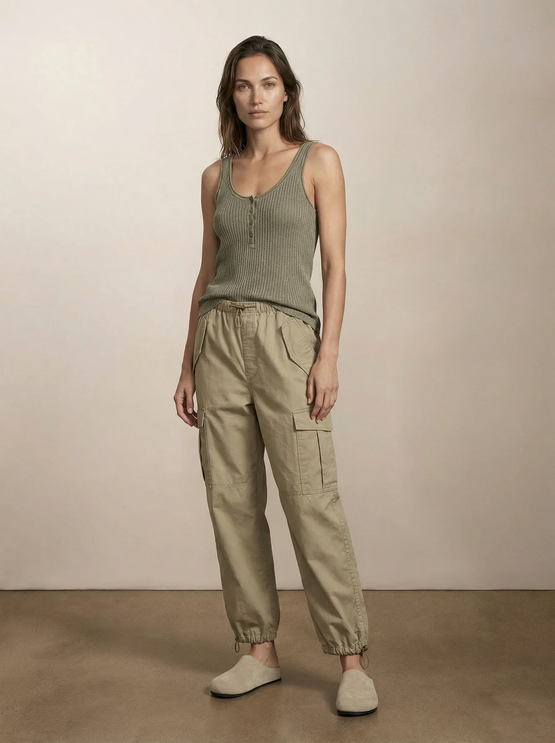 Linen knit tank top - Image 3