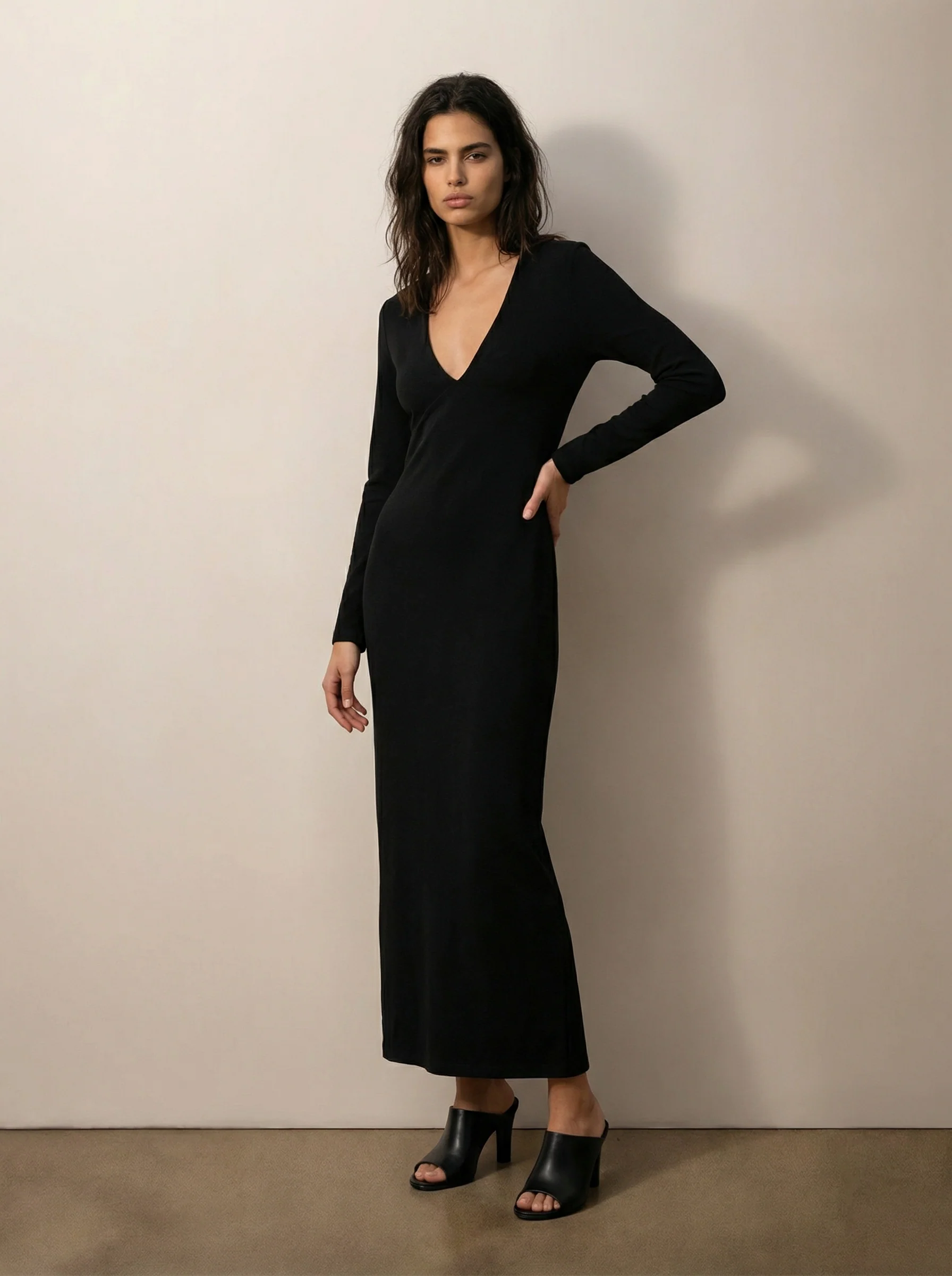 Long printed dress - Image 3