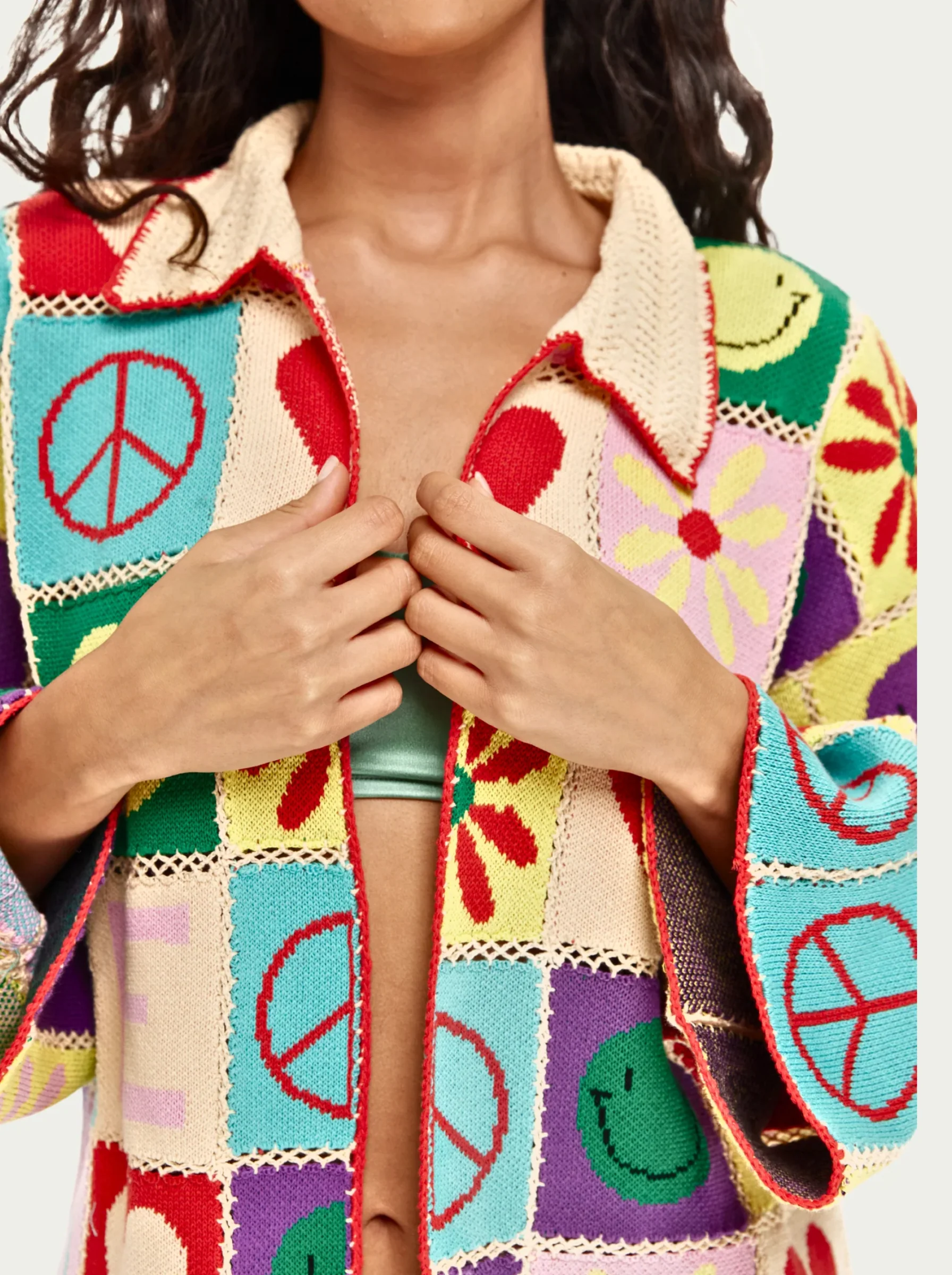 Miami Crochet Cardigan - Image 3