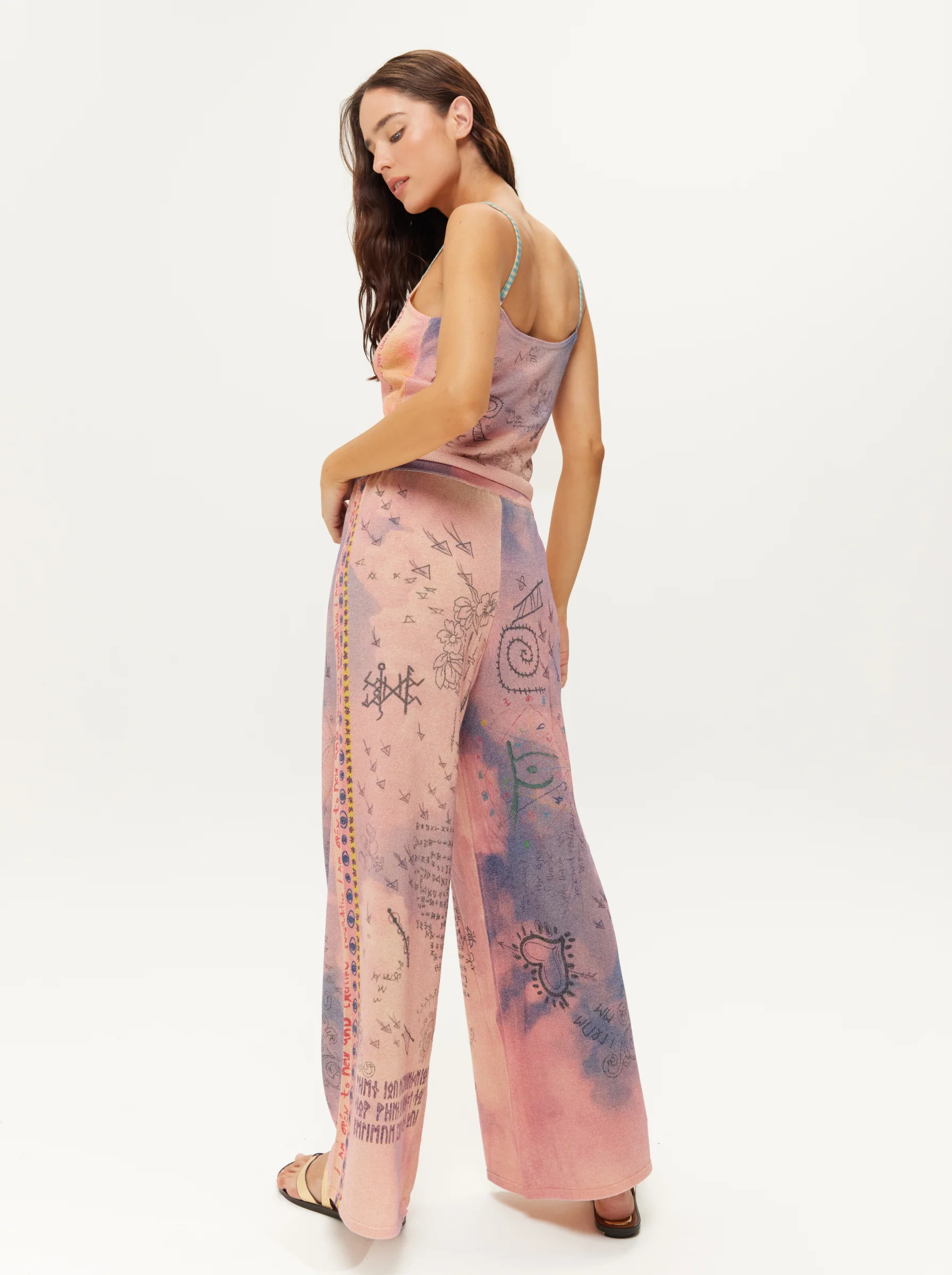 Michelle Wide Leg Knit Pants