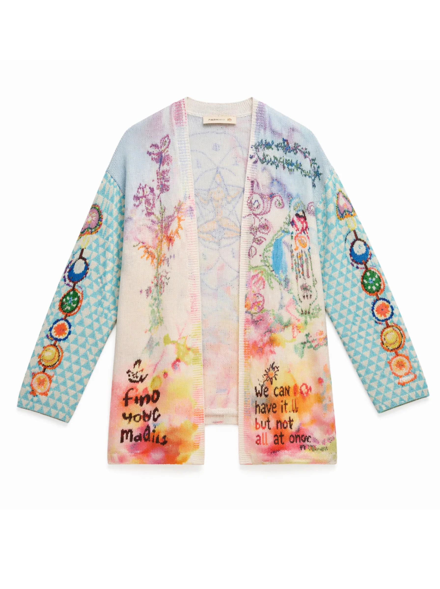 Mykonos Printed Cardigan - Image 2