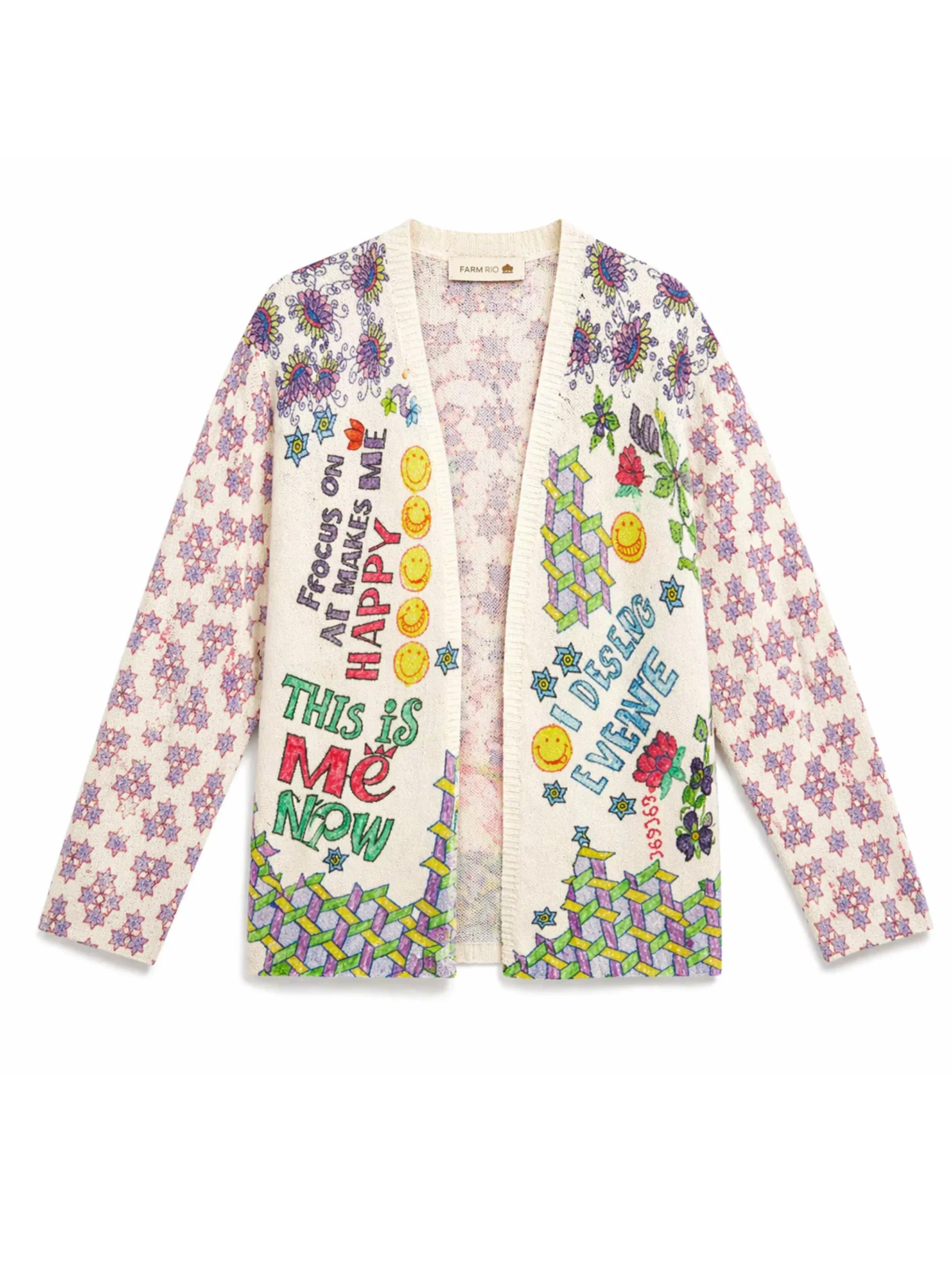 Mykonos Printed Cardigan - Image 2