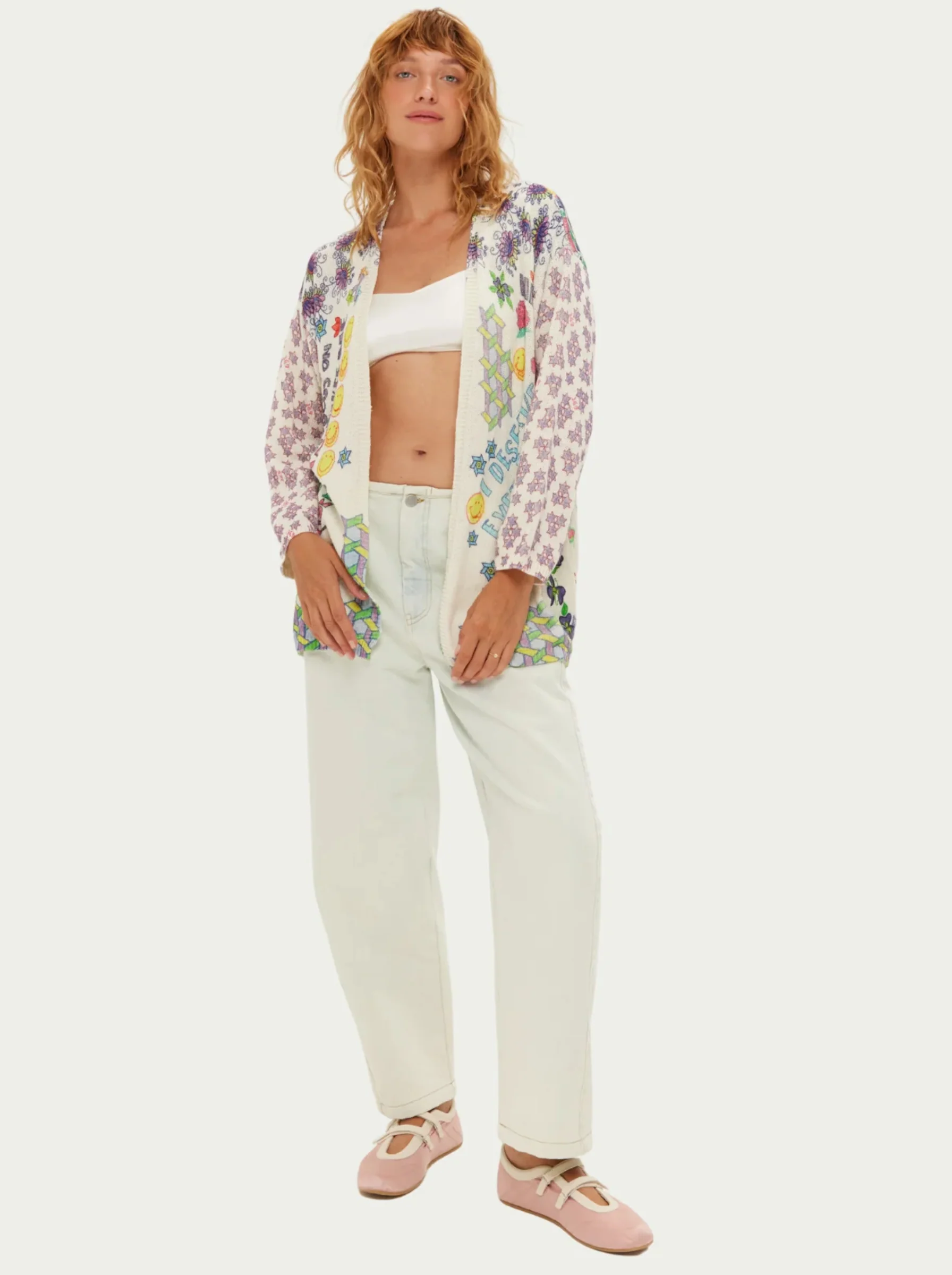 Mykonos Printed Cardigan - Image 5