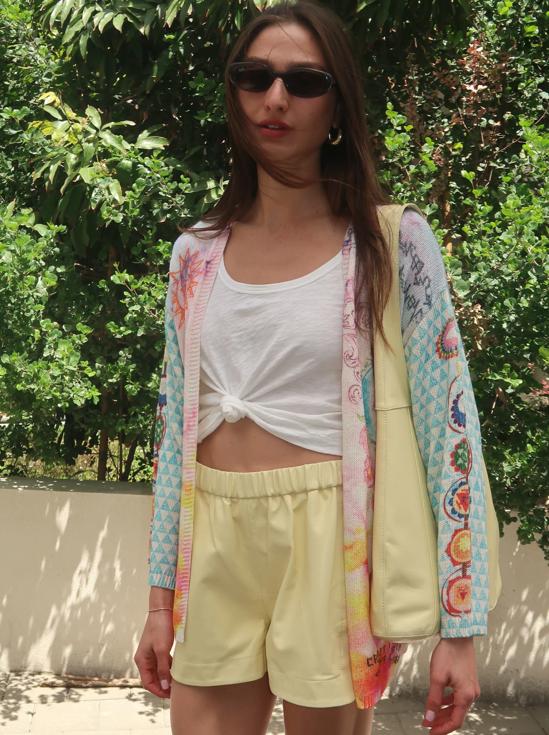 Mykonos Printed Cardigan