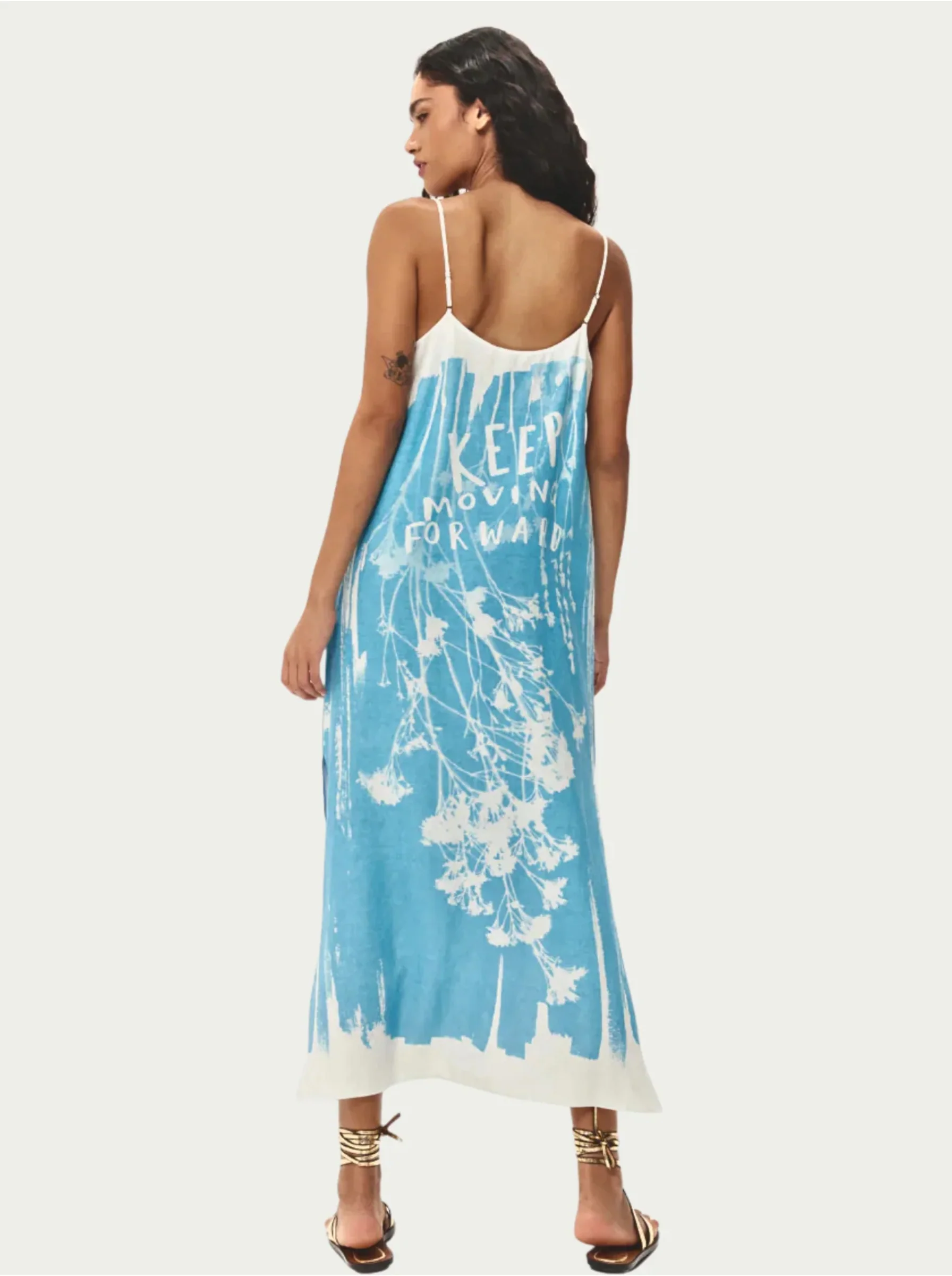 Olivia Linen Camisole Dress - Image 4