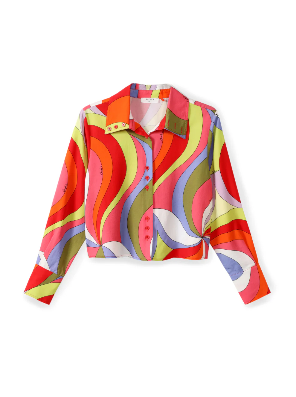 Print button-down shirt - Image 5