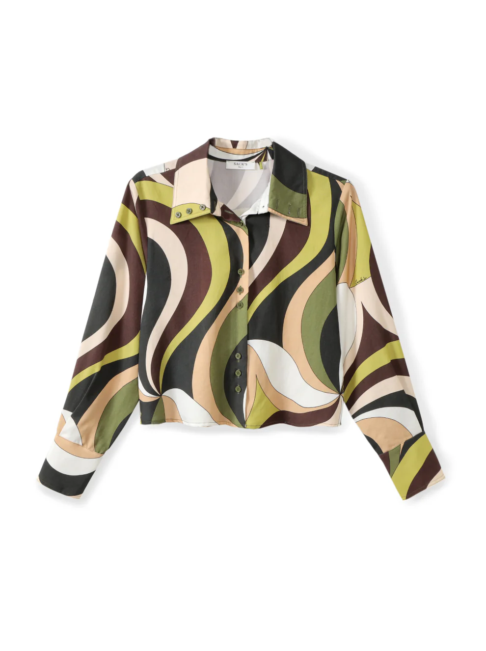 Print button-down shirt - Image 5