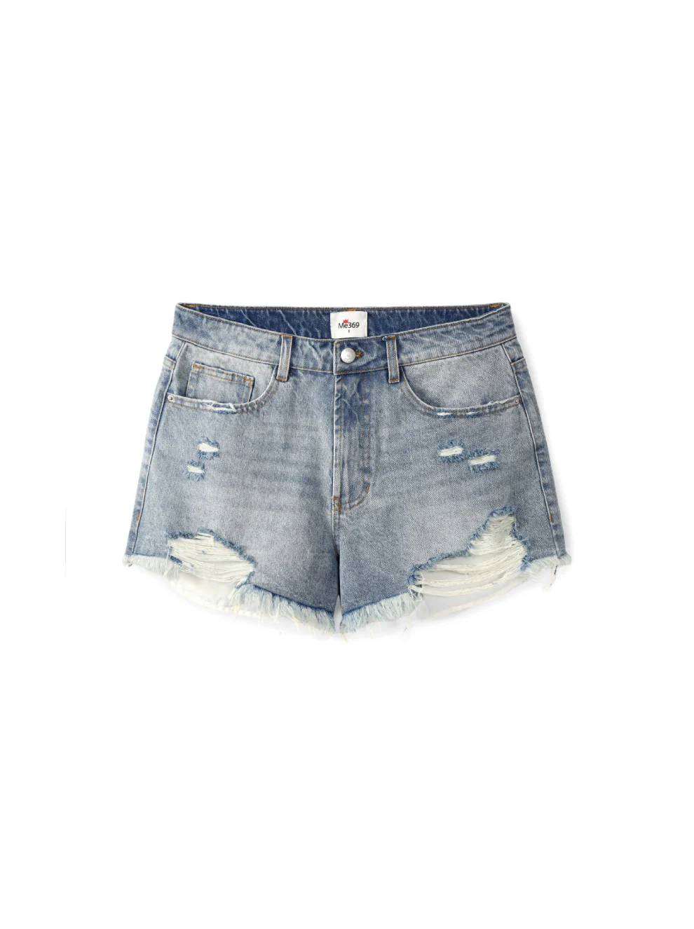 Ripped denim shorts - Image 2