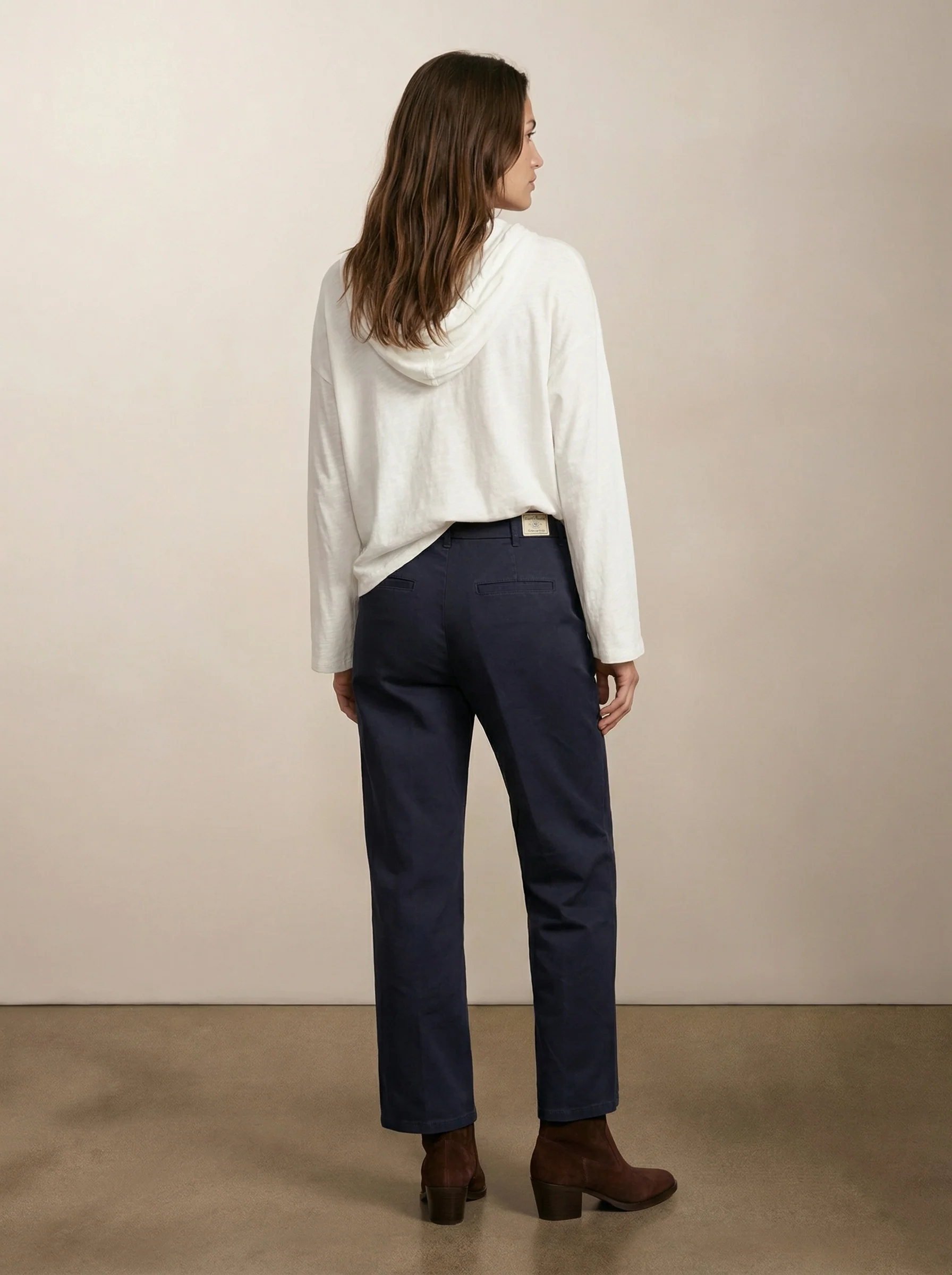 Straight tencel pants - Image 4