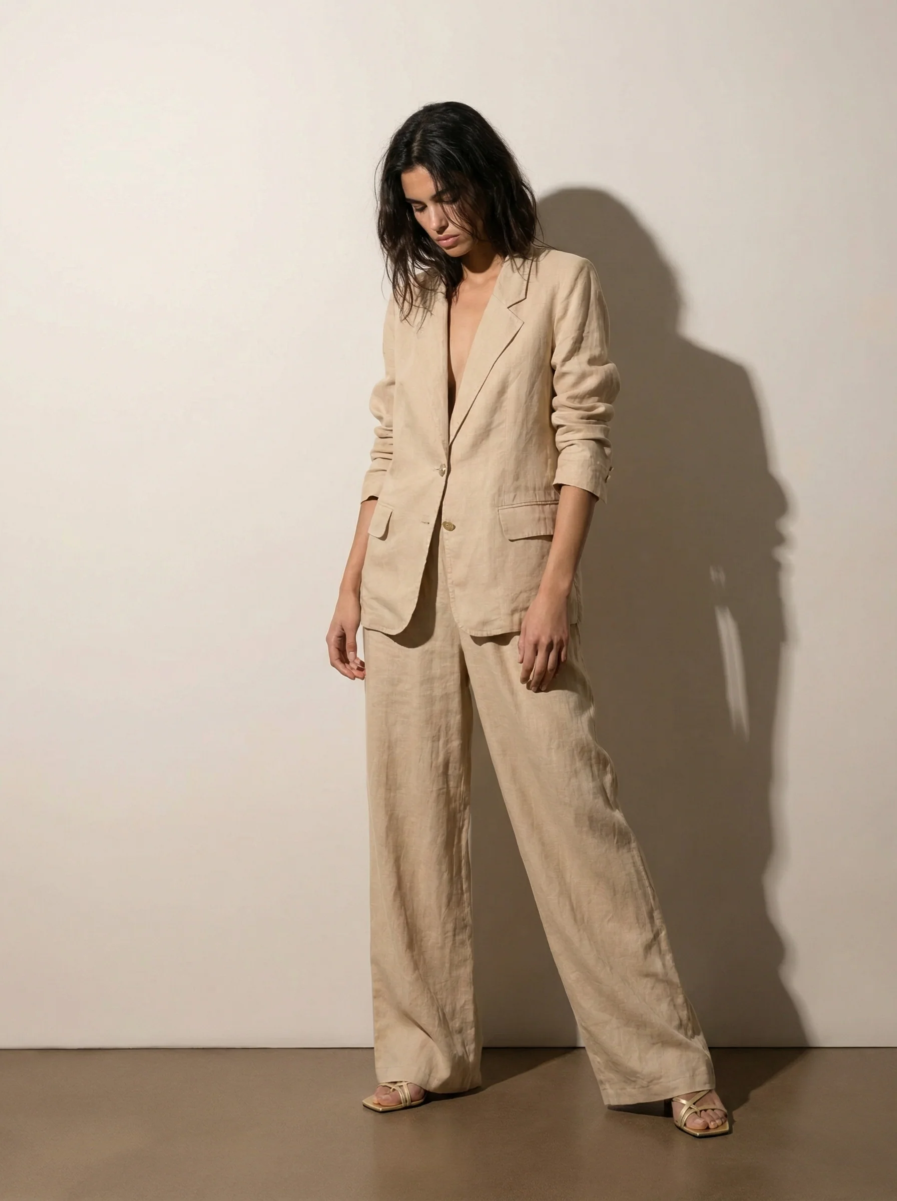 Tailored linen jacket - Image 3