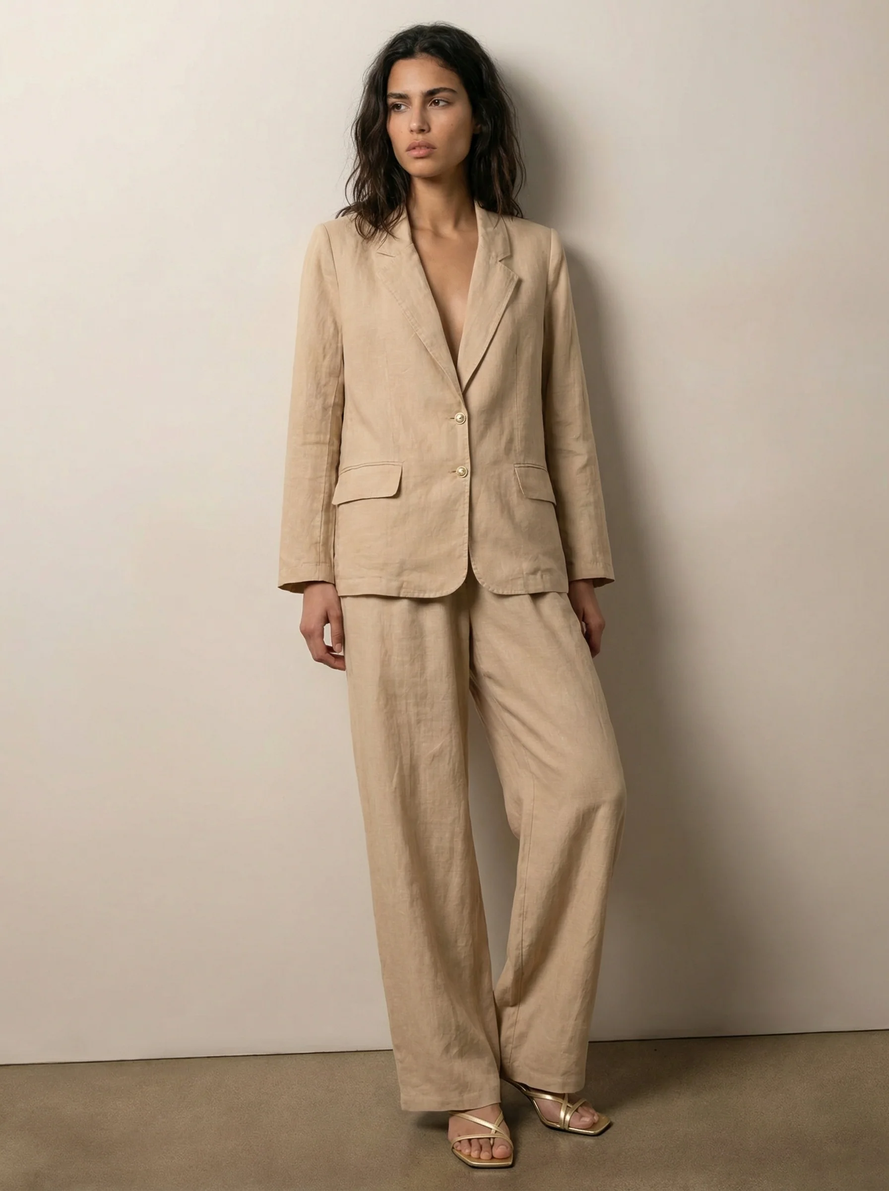Tailored linen jacket - Image 4