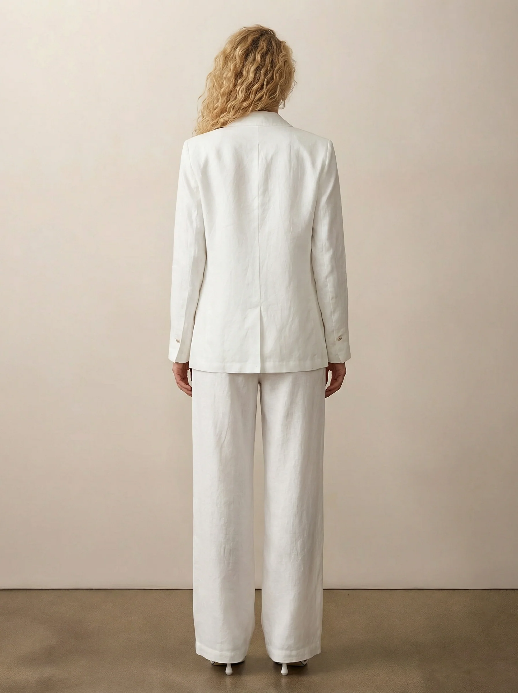 Tailored linen jacket - Image 3