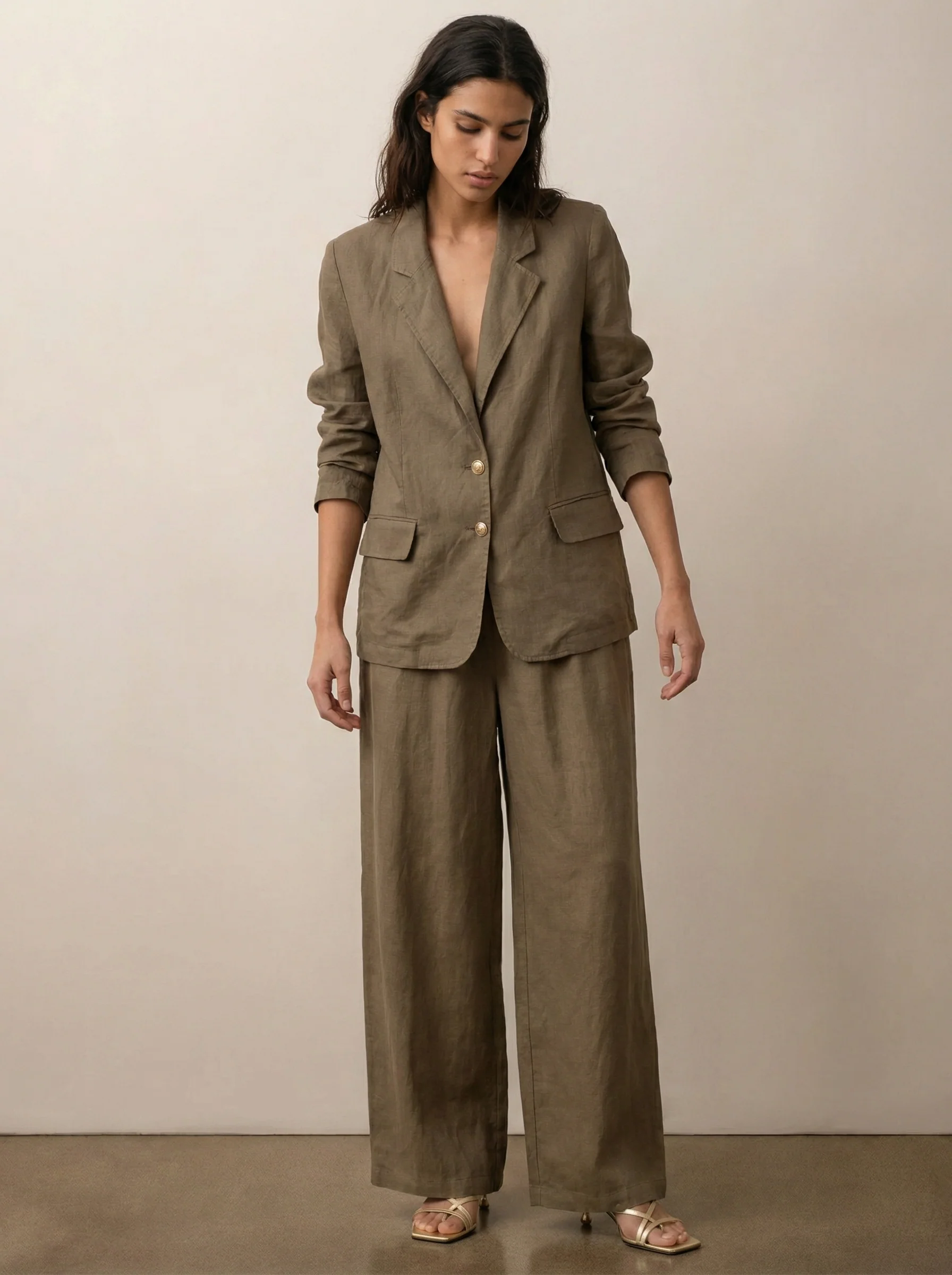 Tailored linen jacket - Image 3