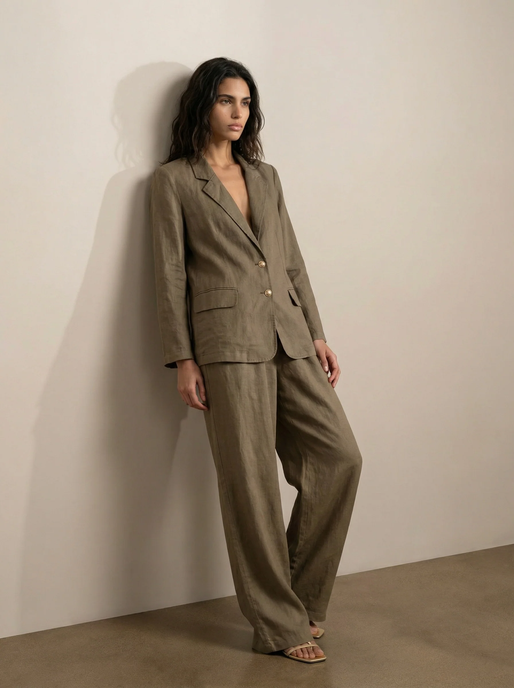 Tailored linen jacket - Image 4