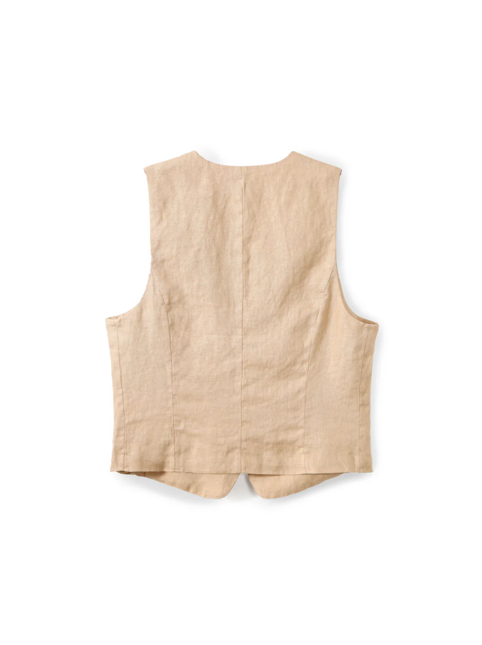 Tailored linen vest - Image 6