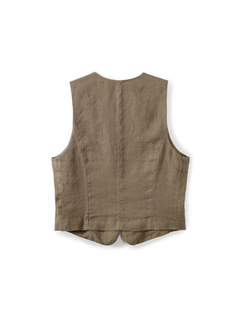 Tailored linen vest - Image 5
